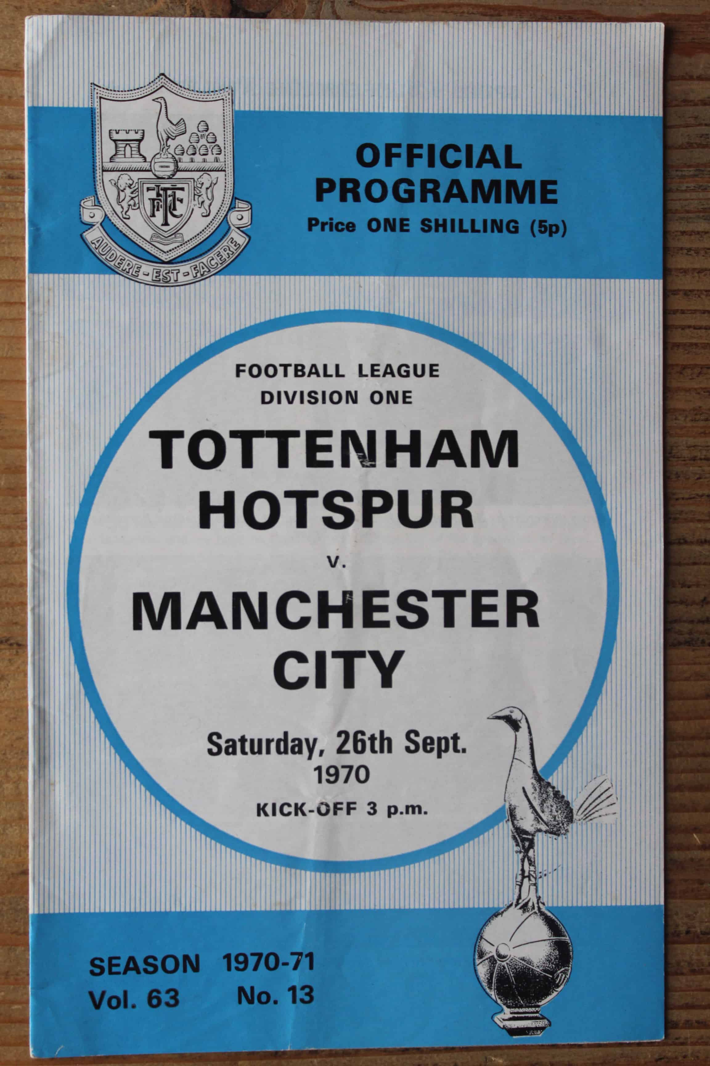 Tottenham Hotspur FC v Manchester City FC