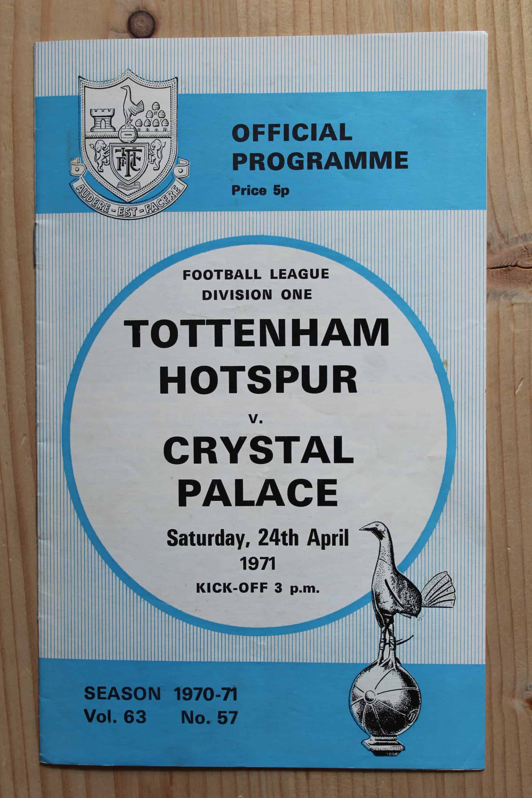 Tottenham Hotspur FC v Crystal Palace FC