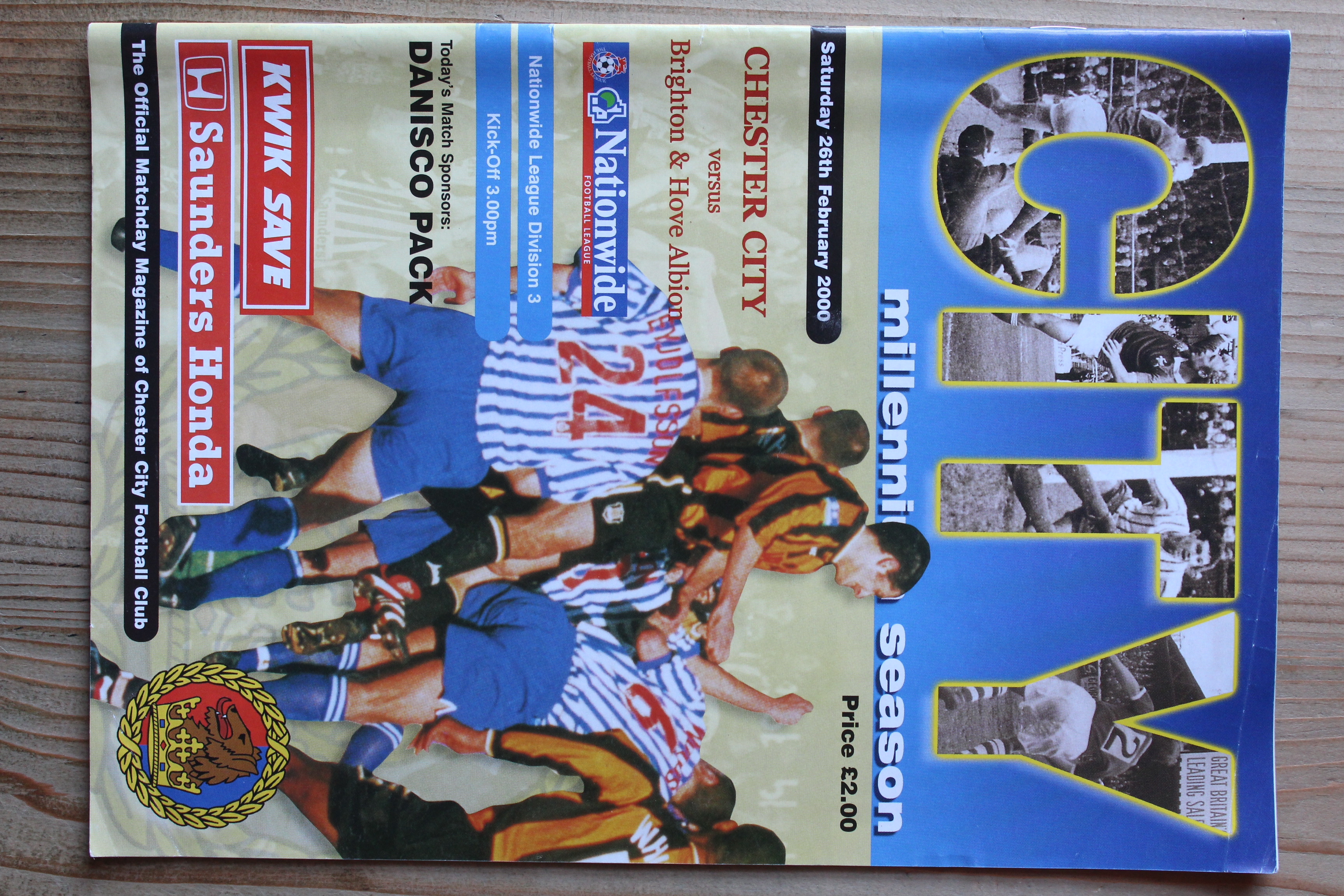 Chester City FC v Brighton & Hove Albion FC