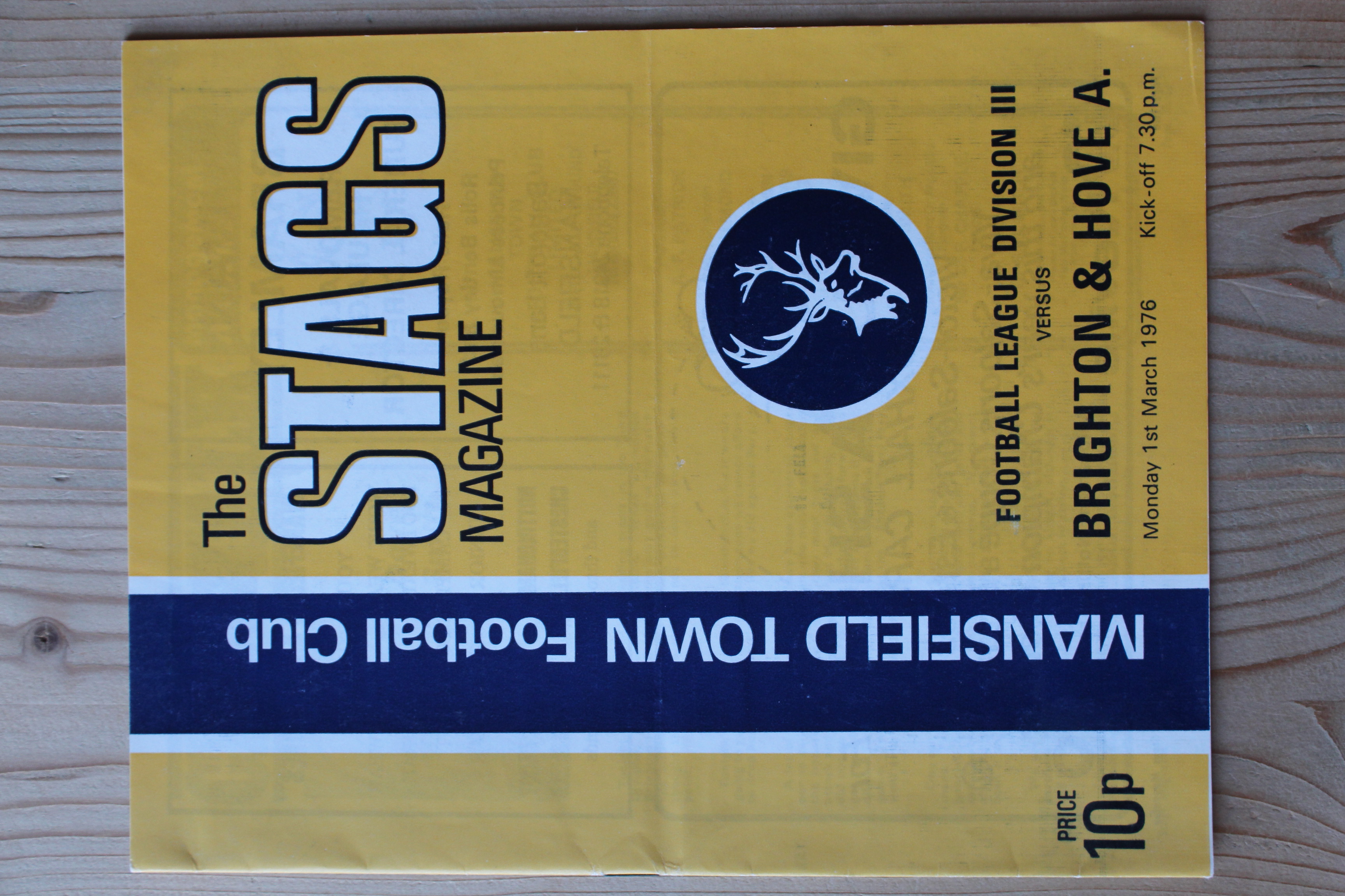 Mansfield Town FC v Brighton & Hove Albion FC