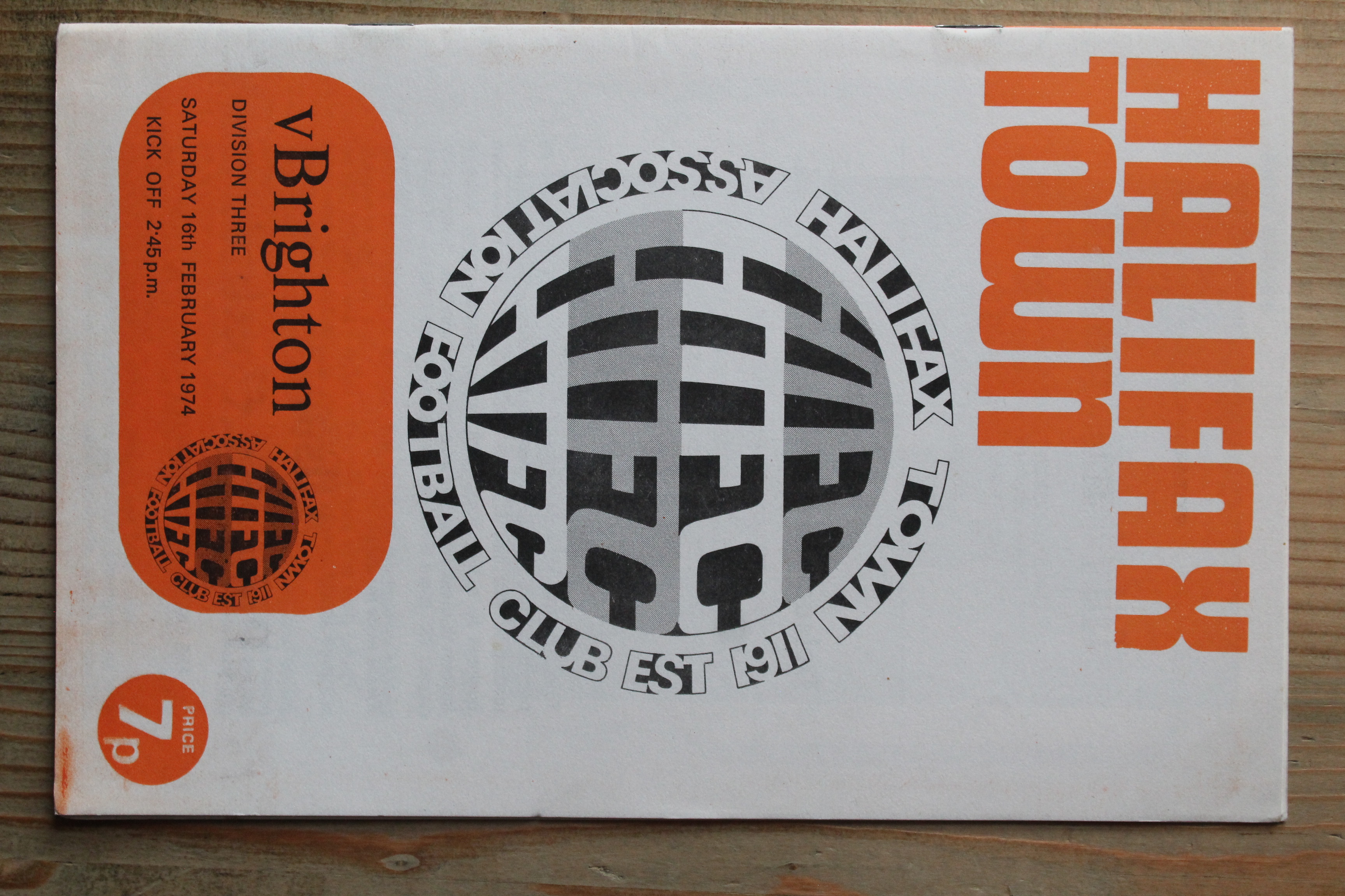 Halifax Town A.F.C v Brighton & Hove Albion FC