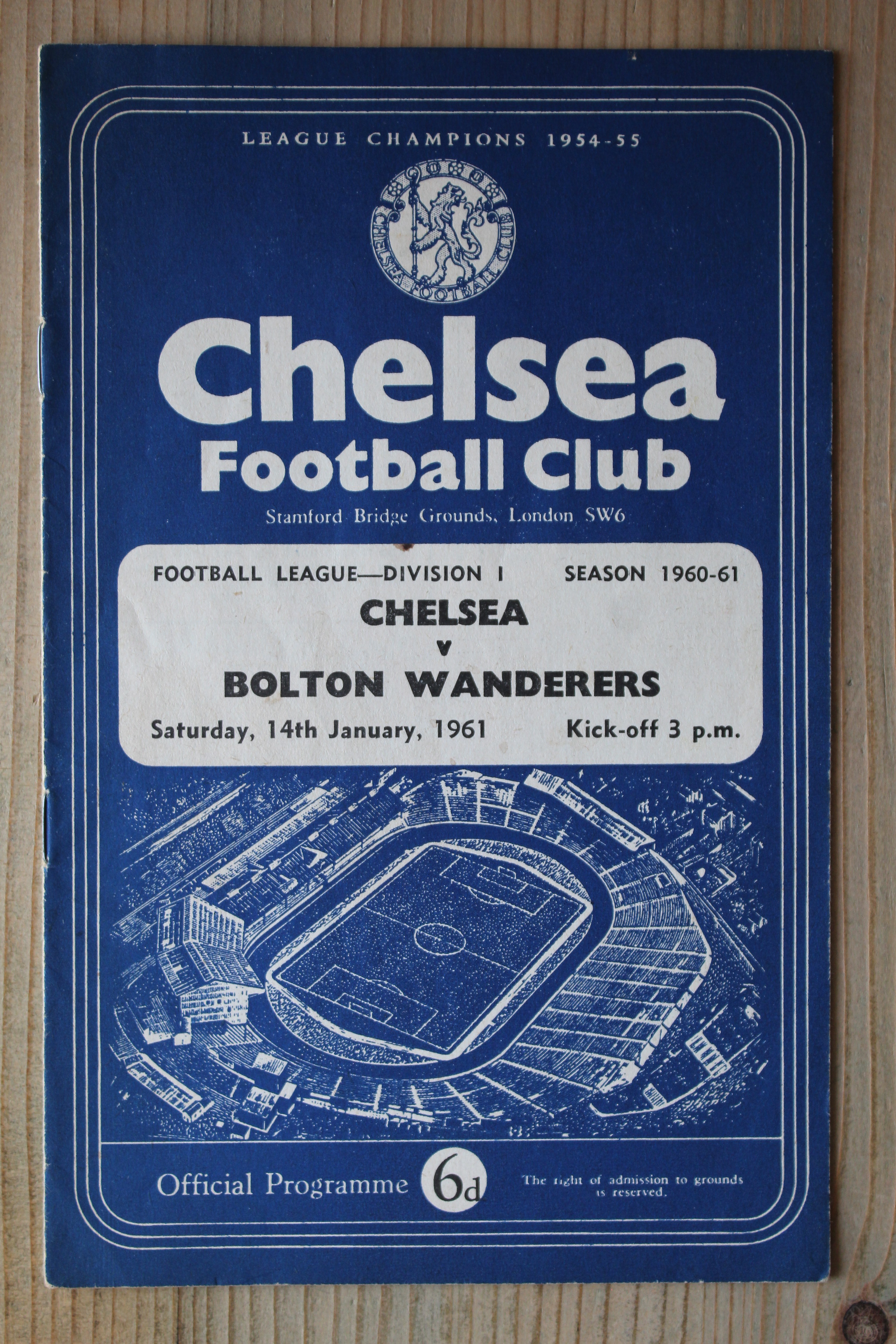 Chelsea FC v Bolton Wanderers FC