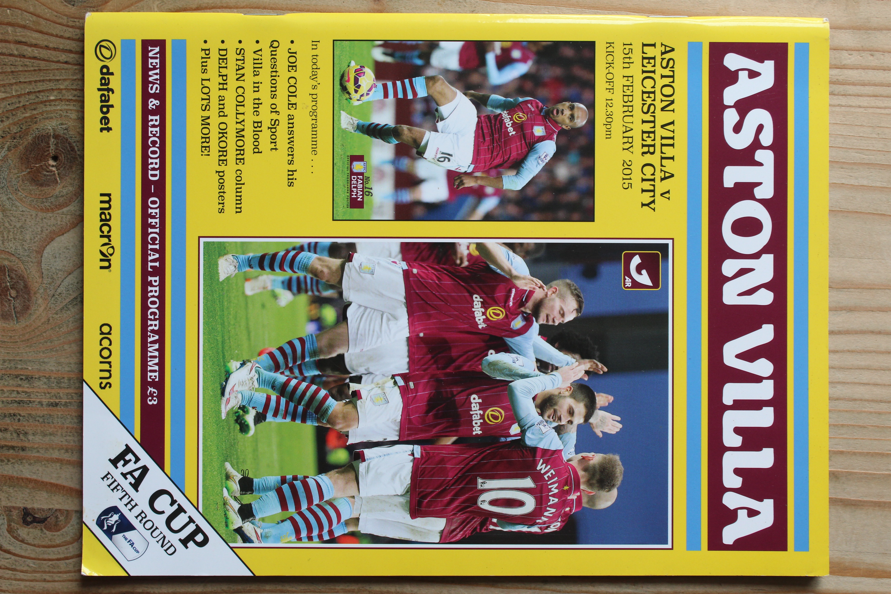 Aston Villa FC v Leicester City FC