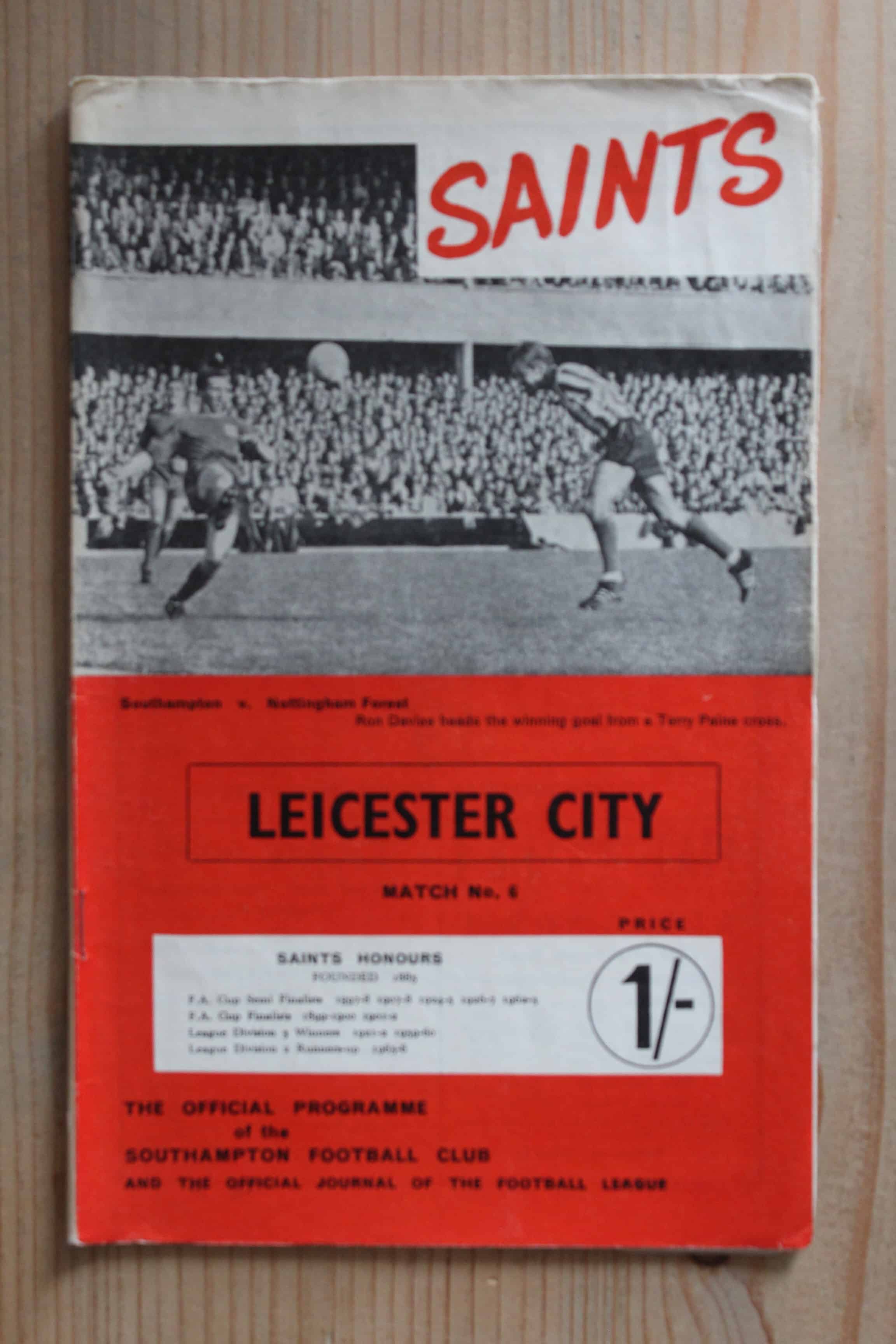 Southampton FC v Leicester City FC