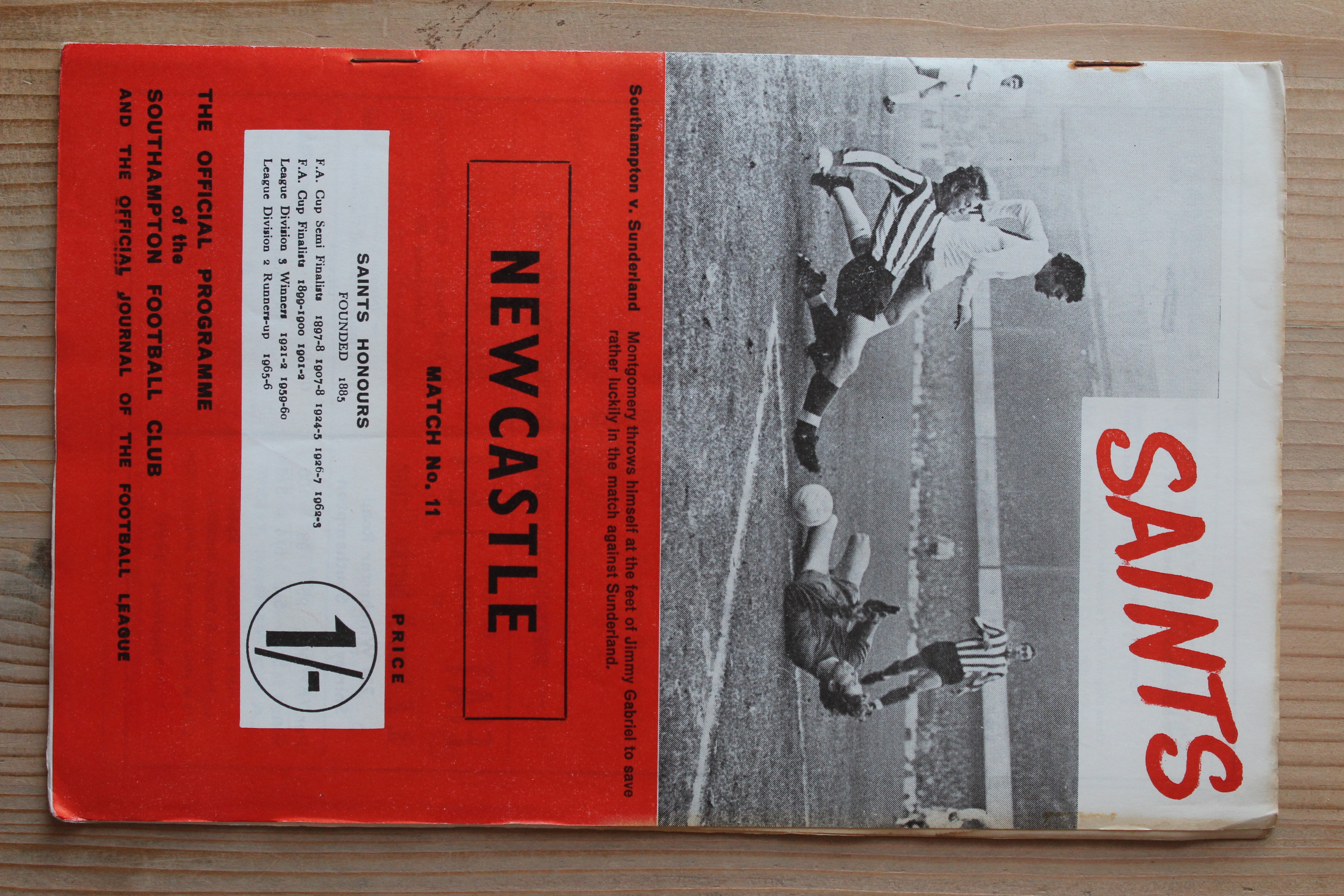 Southampton FC v Newcastle United FC