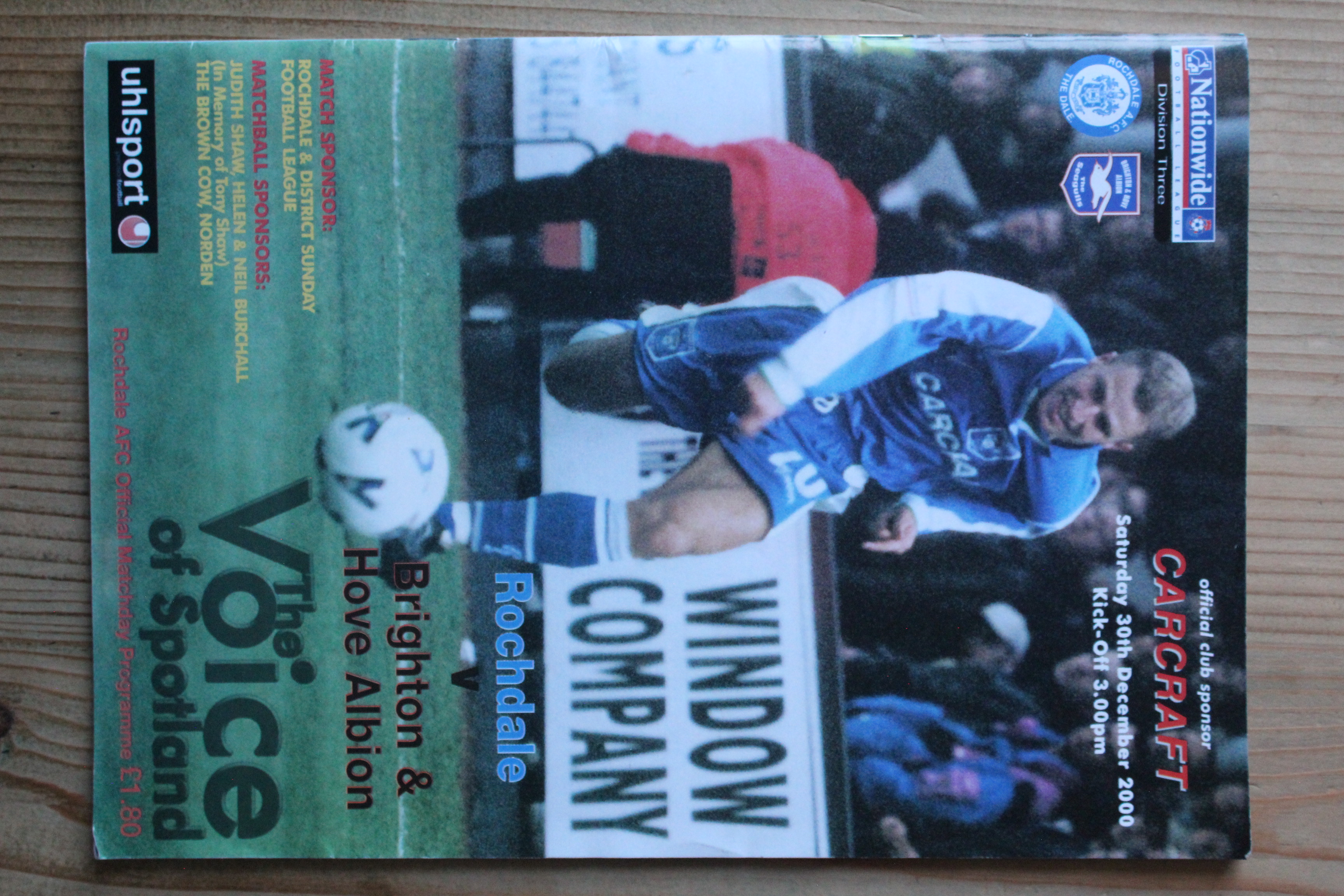 Rochdale FC v Brighton & Hove Albion FC