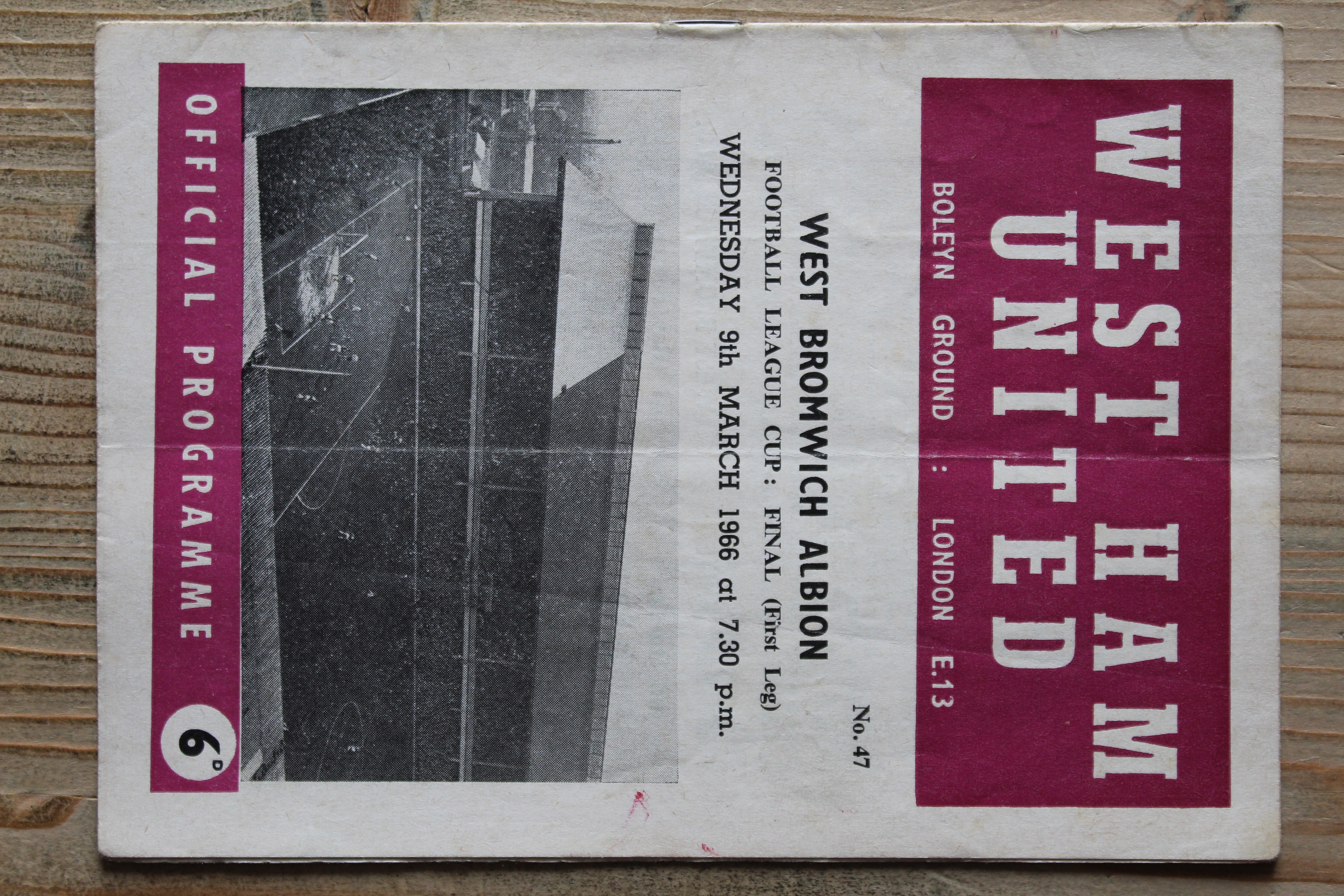West Ham United FC v West Bromwich Albion FC 