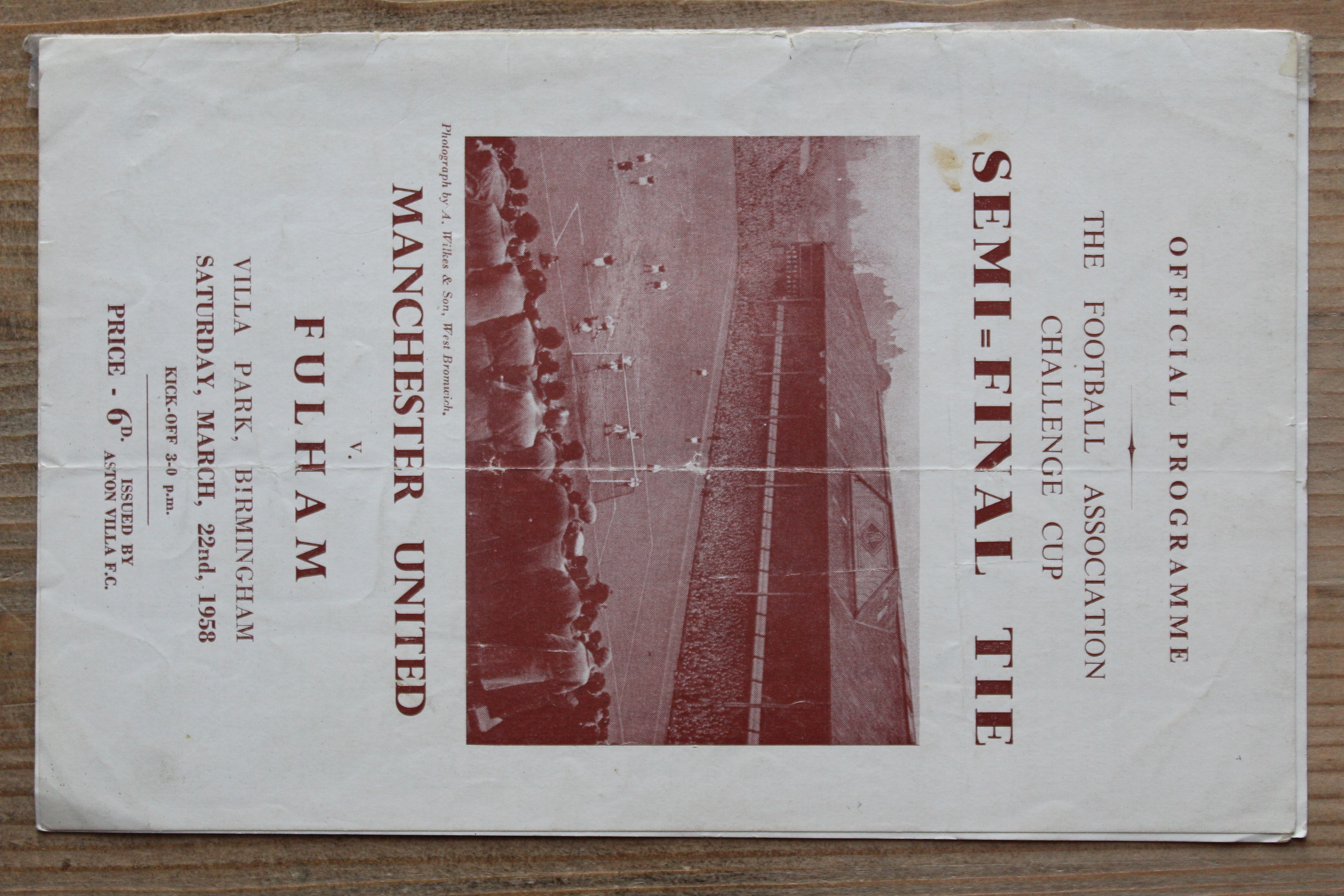 Manchester United FC v Fulham FC