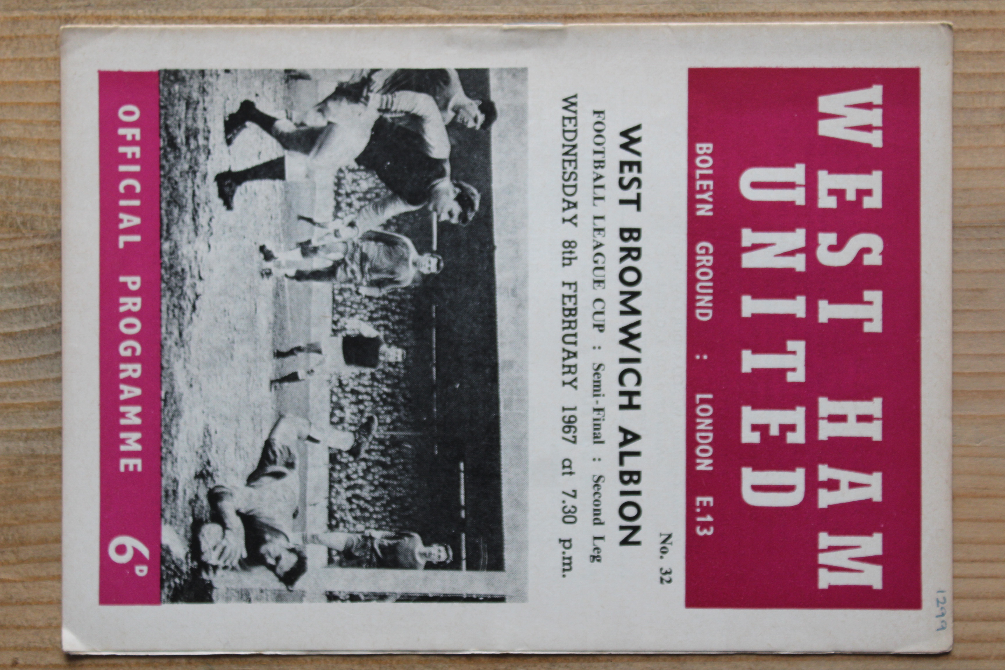 West Ham United FC v West Bromwich Albion FC 