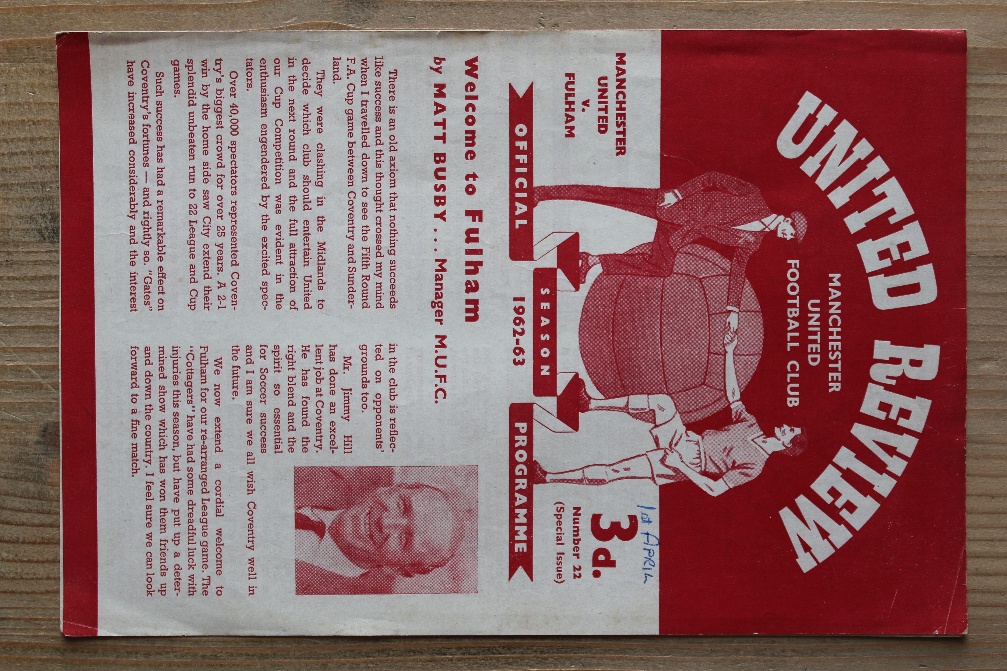 Manchester United FC v Fulham FC