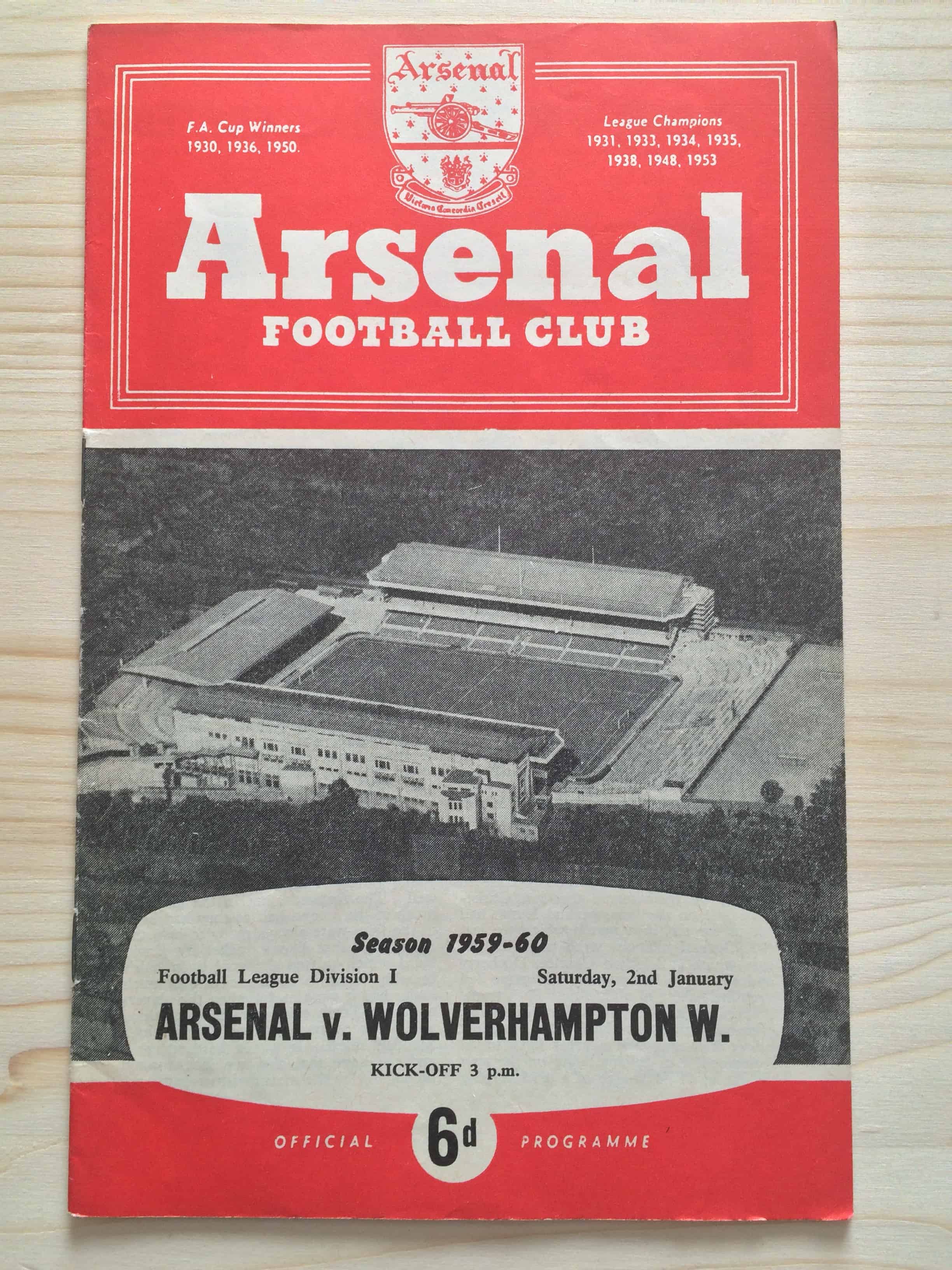 Wolverhampton Wanderers (Wolves) Football Programmes for Sale Match