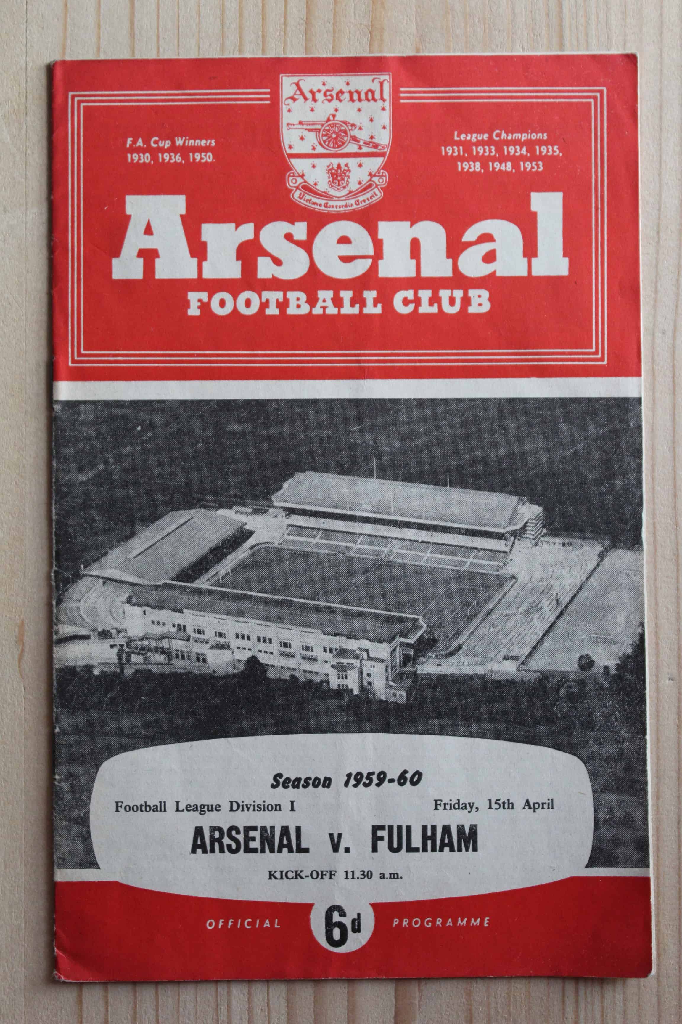 Arsenal FC v Fulham FC