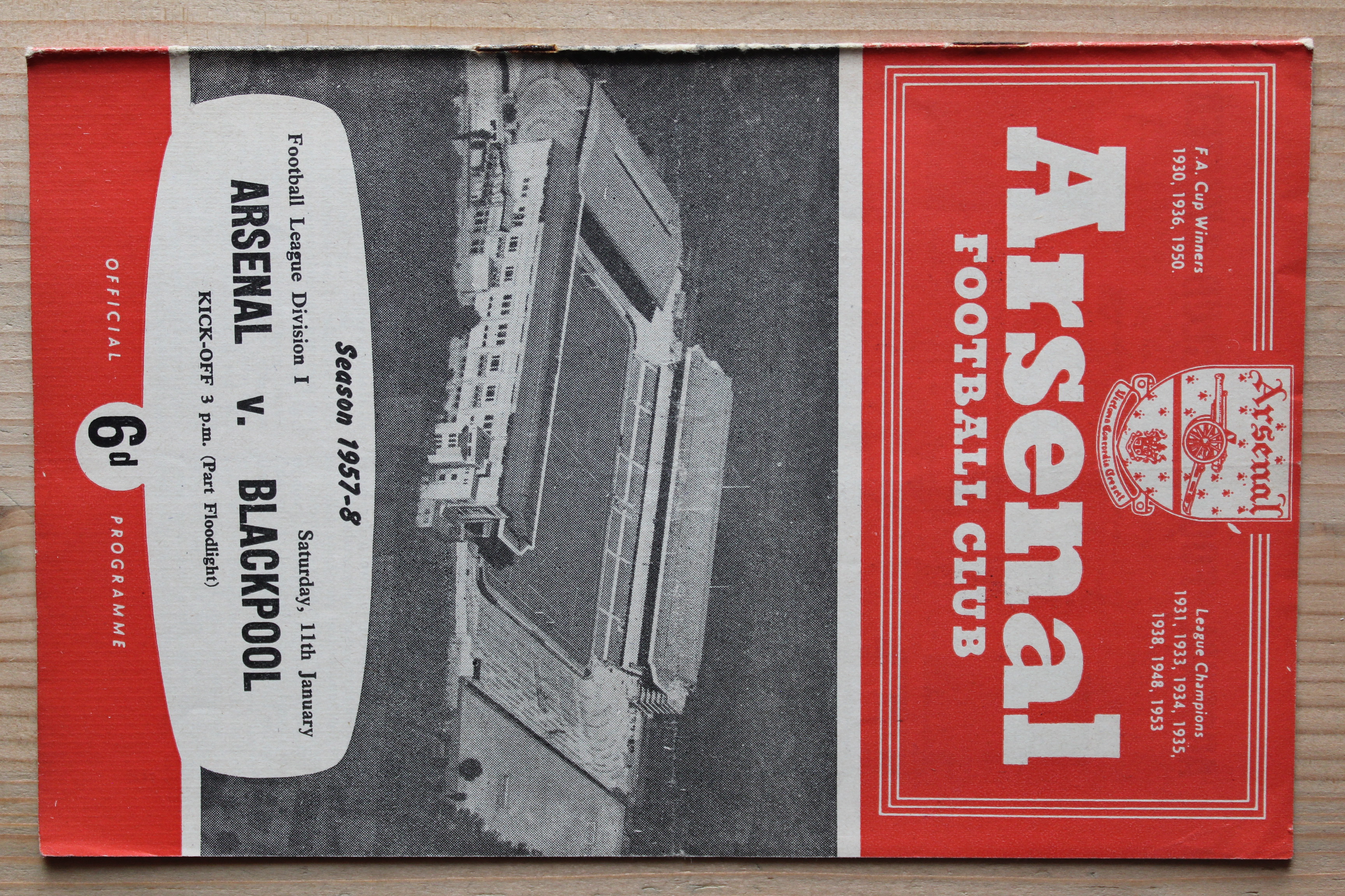Arsenal FC v Blackpool FC