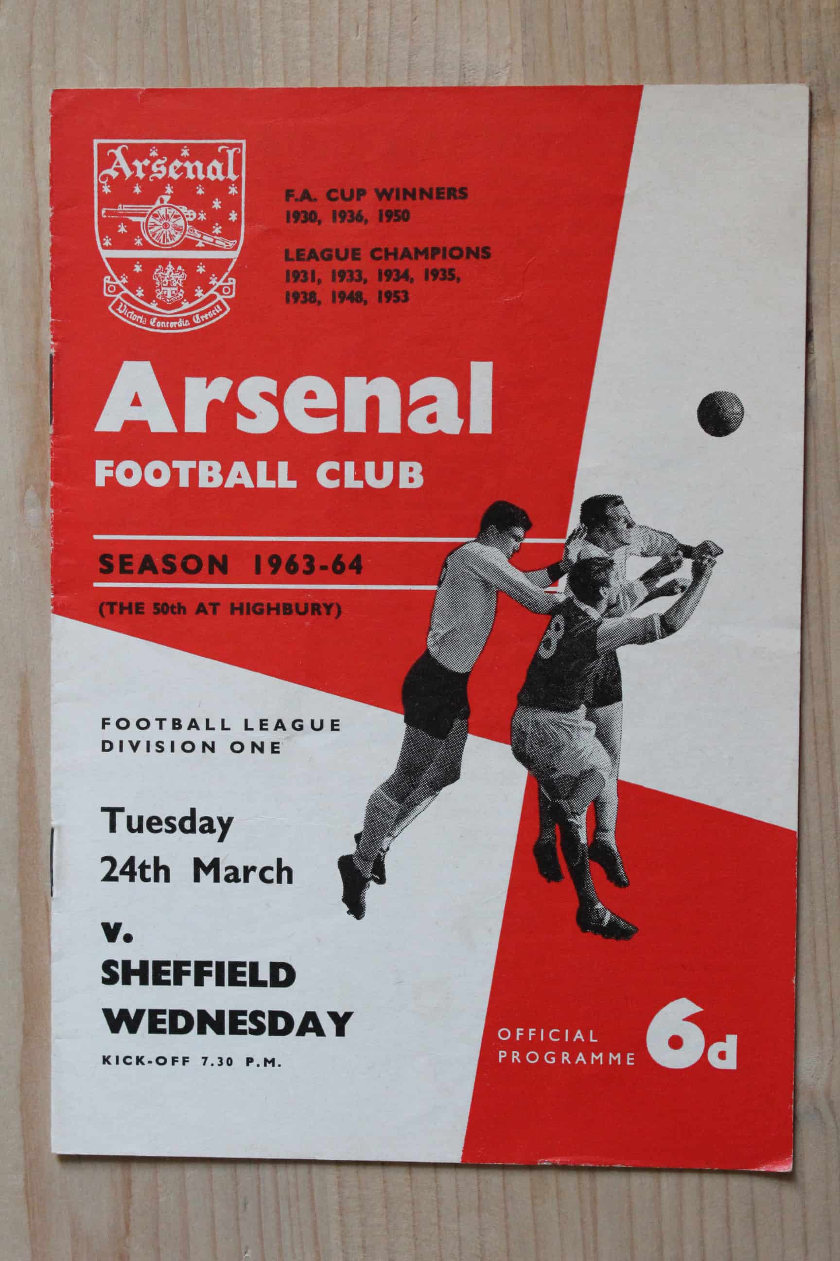 Arsenal FC v Sheffield Wednesday FC 