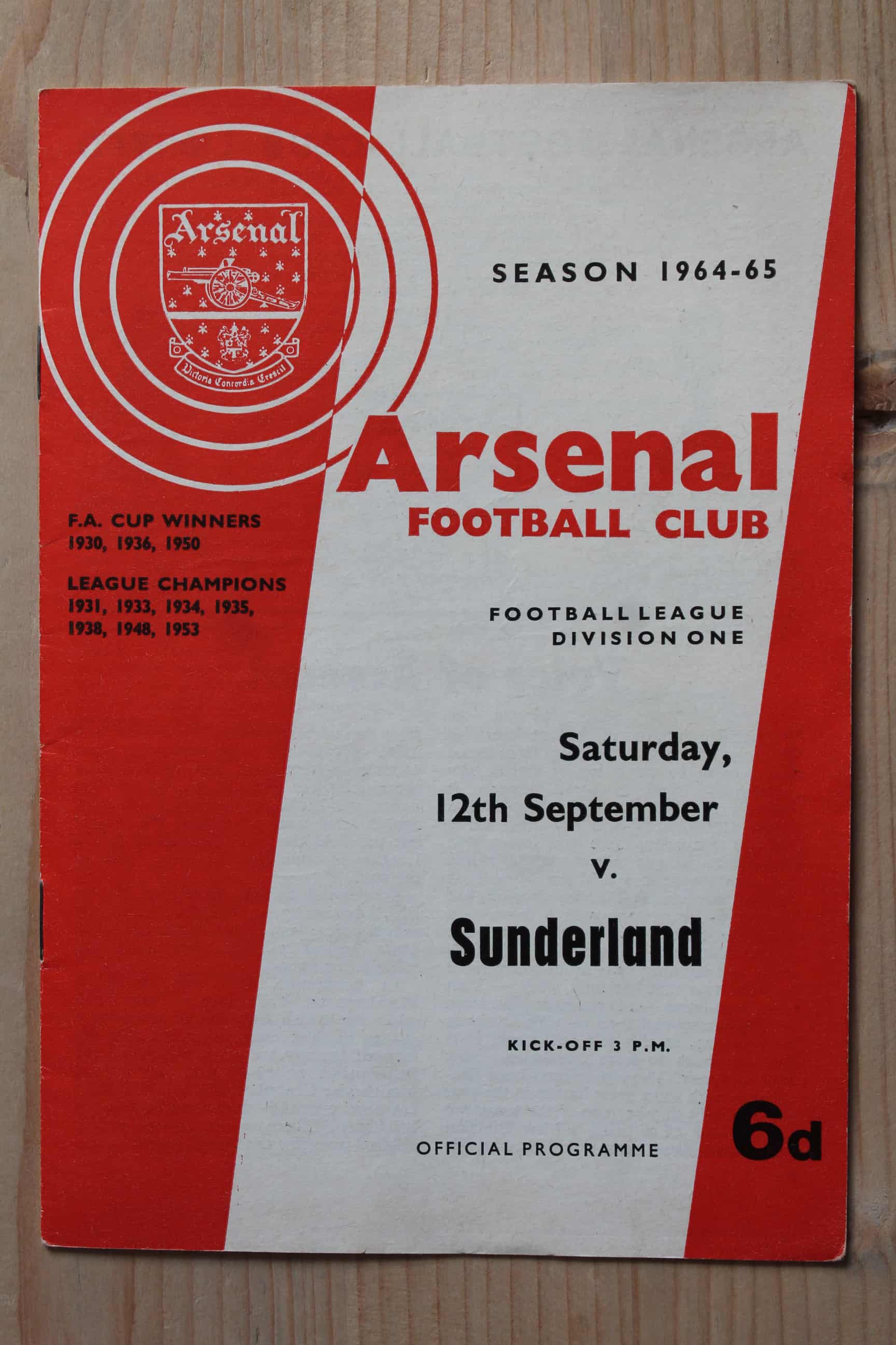 Arsenal FC v Sunderland FC