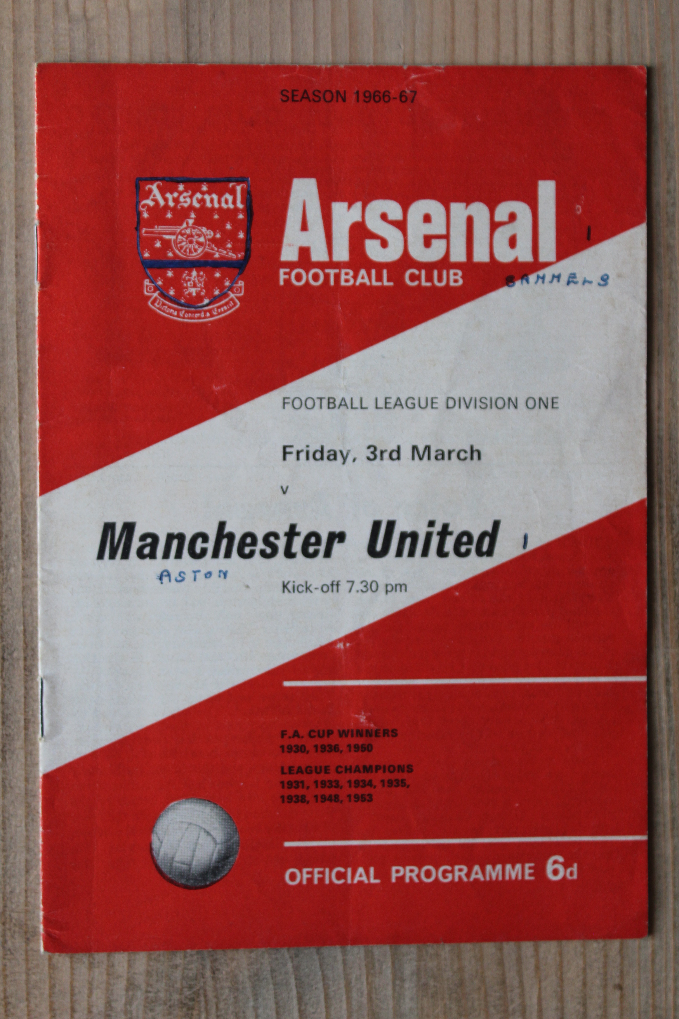 Arsenal FC v Manchester United FC