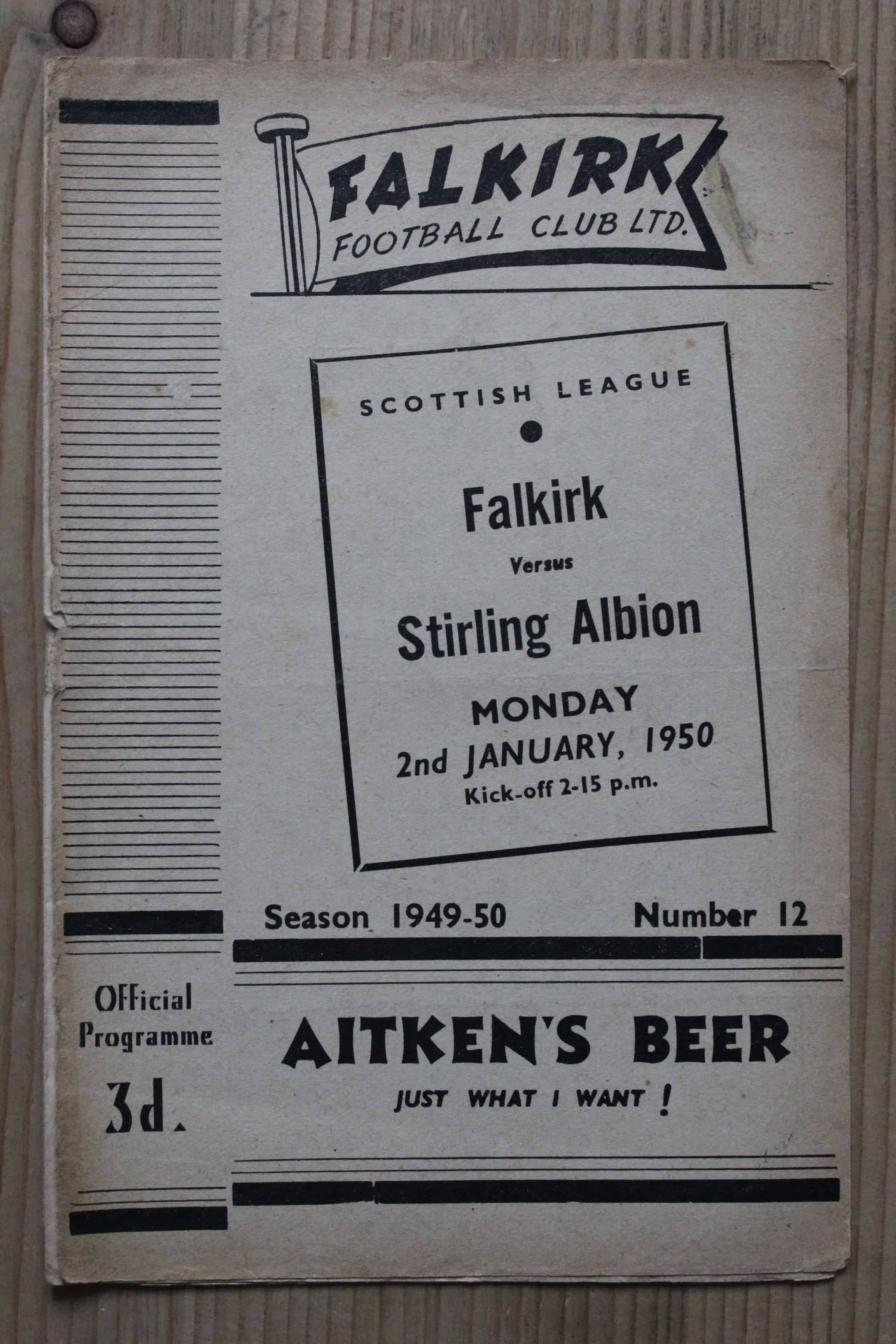 Falkirk FC v Stirling Albion FC