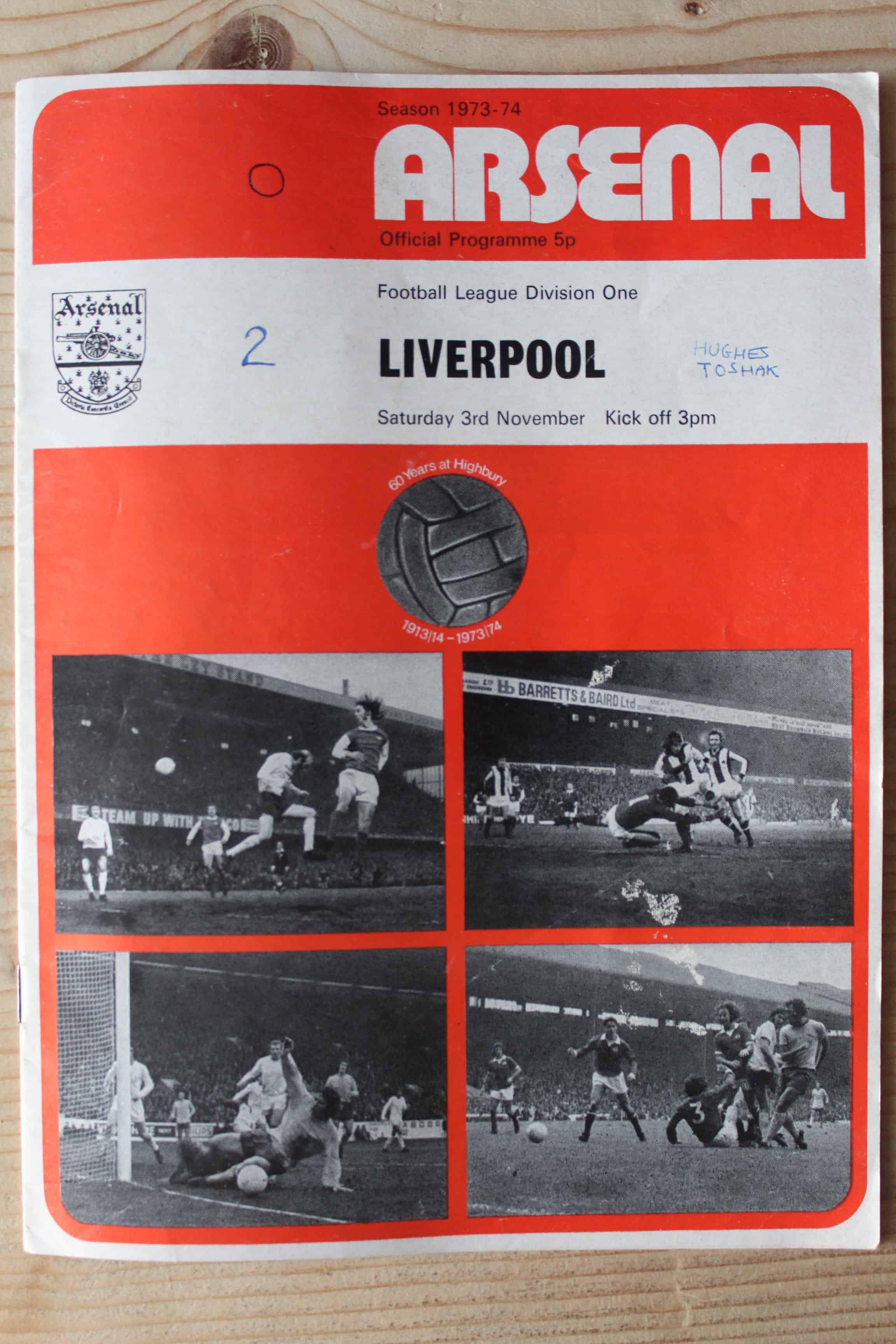 Arsenal FC v Liverpool FC