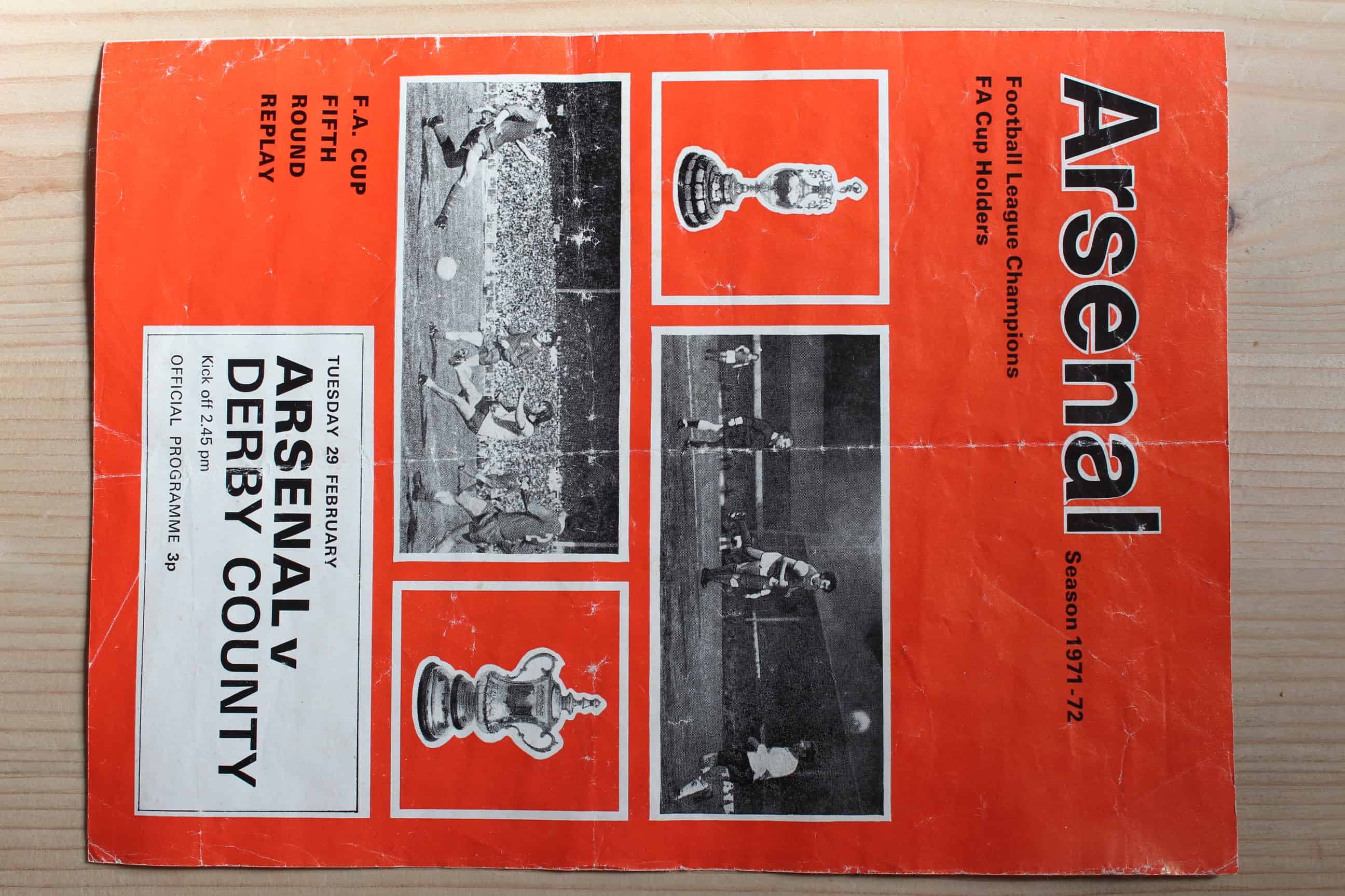 Arsenal FC v Derby County FC