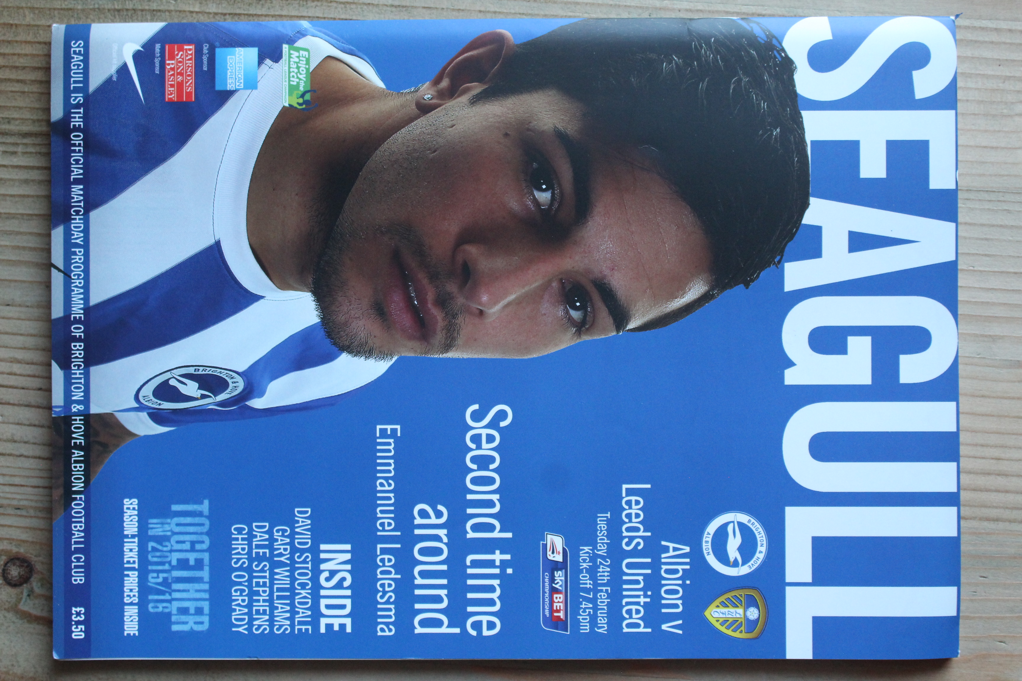 Brighton & Hove Albion FC v Leeds United FC