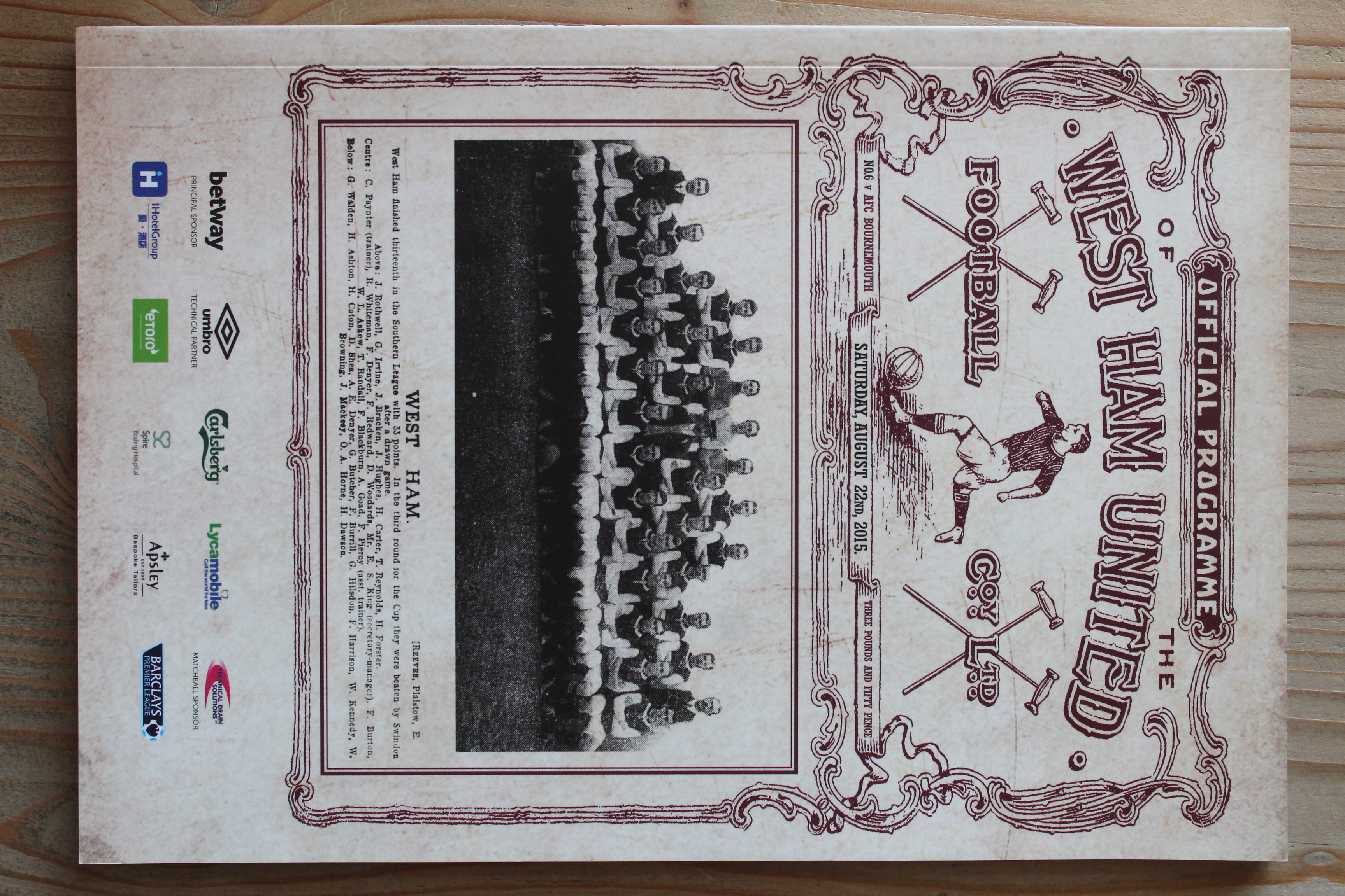 West Ham United FC v AFC Bournemouth