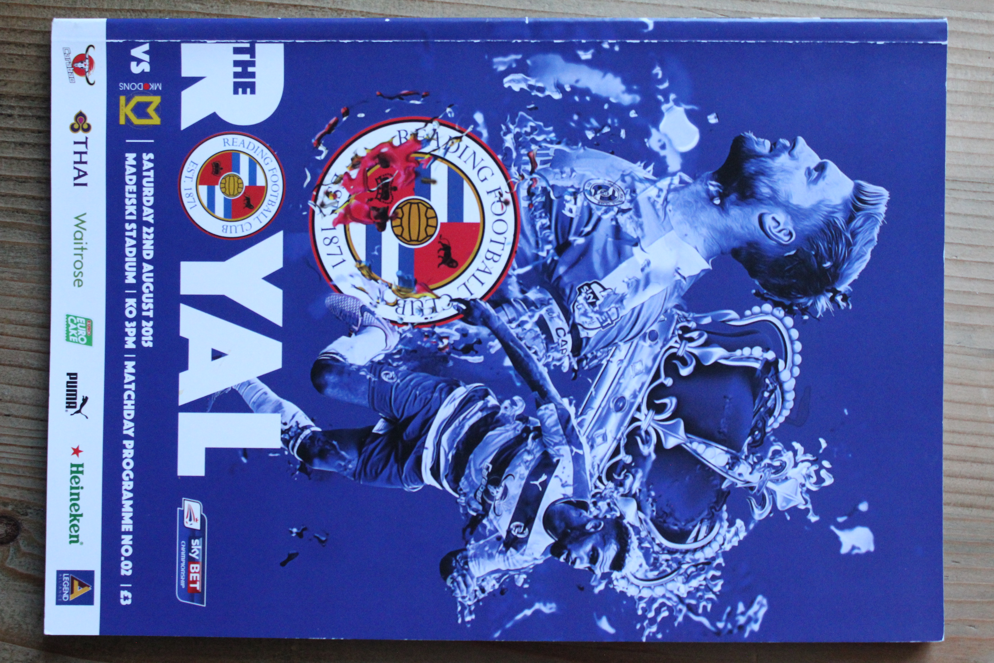 Reading FC v MK Dons (Milton Keynes Dons)