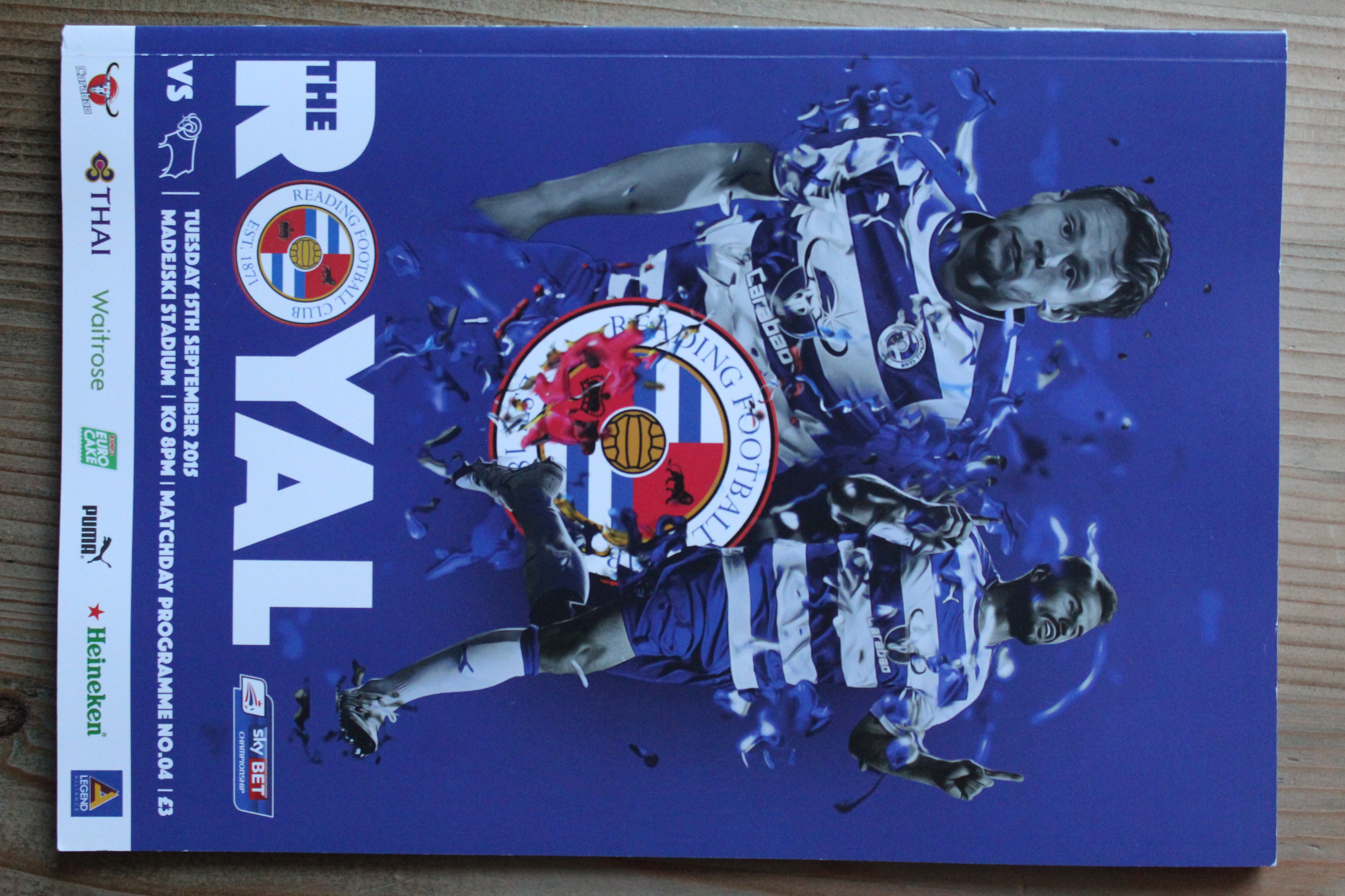 Reading FC v Derby County FC