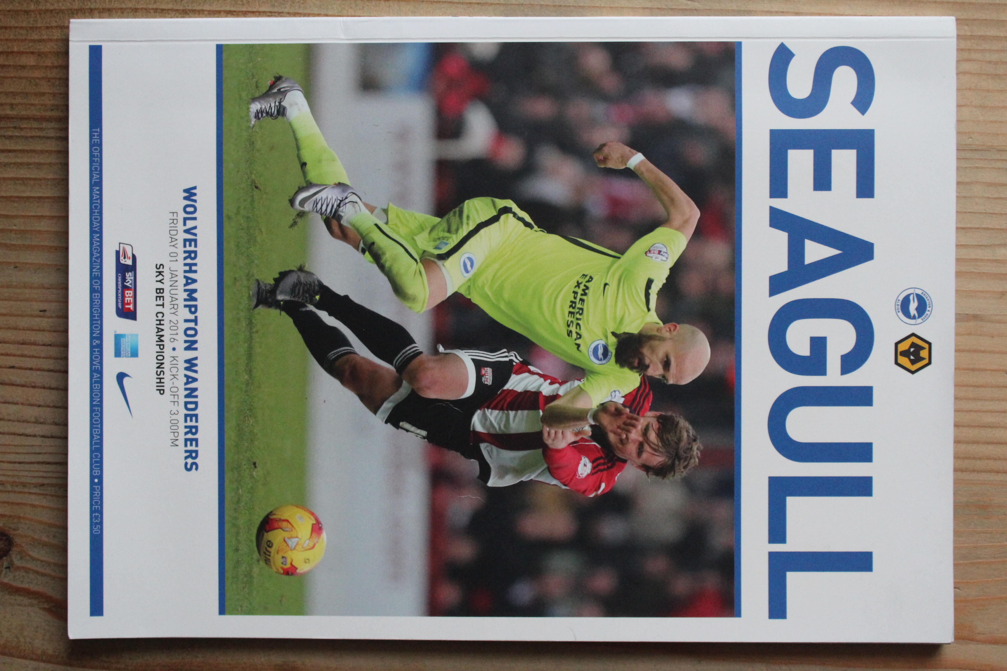 Brighton & Hove Albion FC v Wolverhampton Wanderers FC