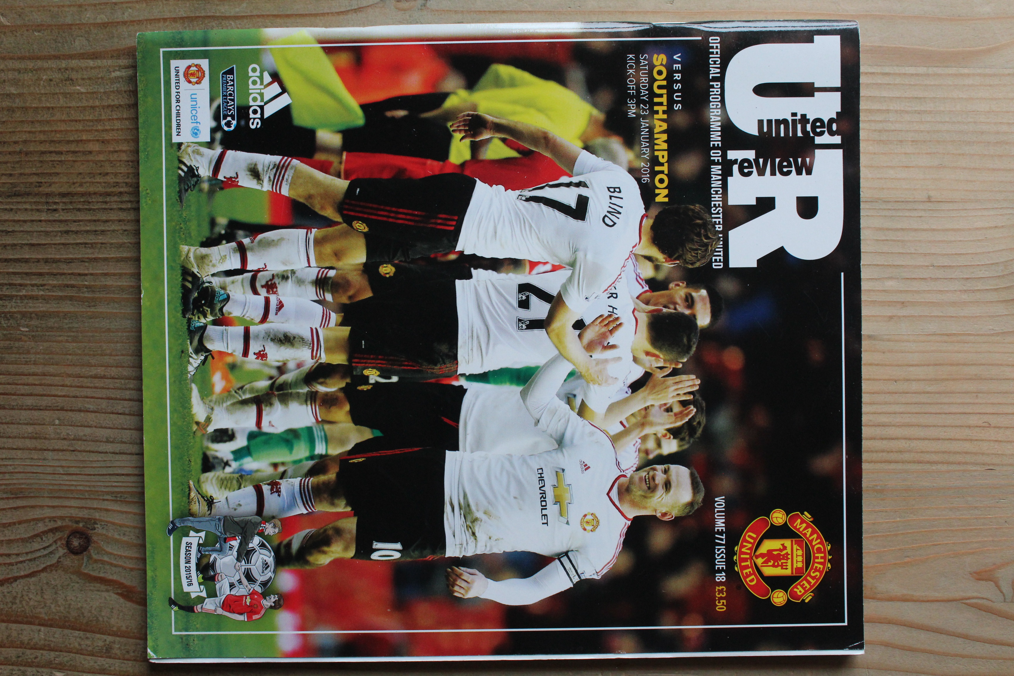 Manchester United FC v Southampton FC