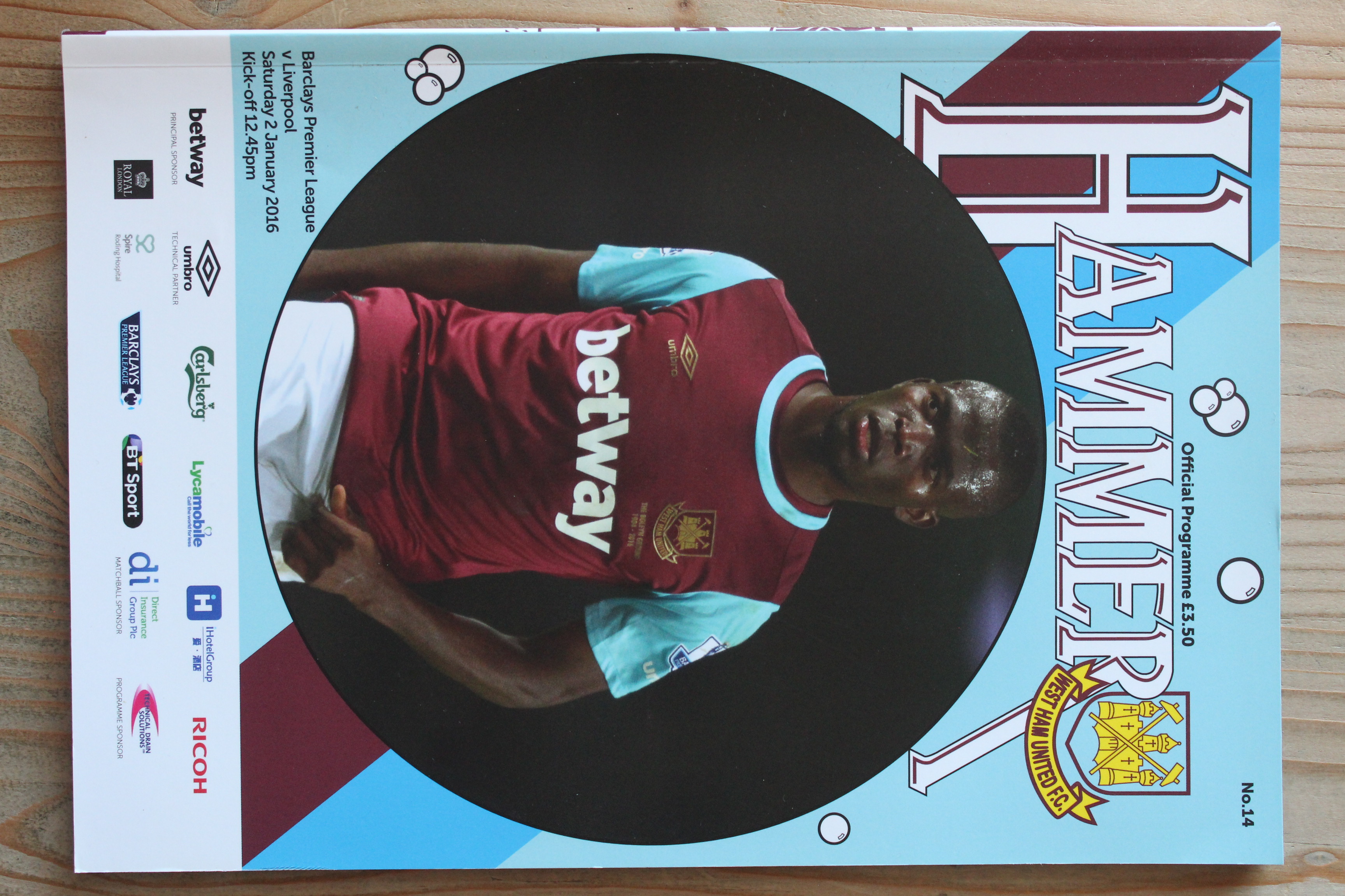 West Ham United FC v Liverpool FC