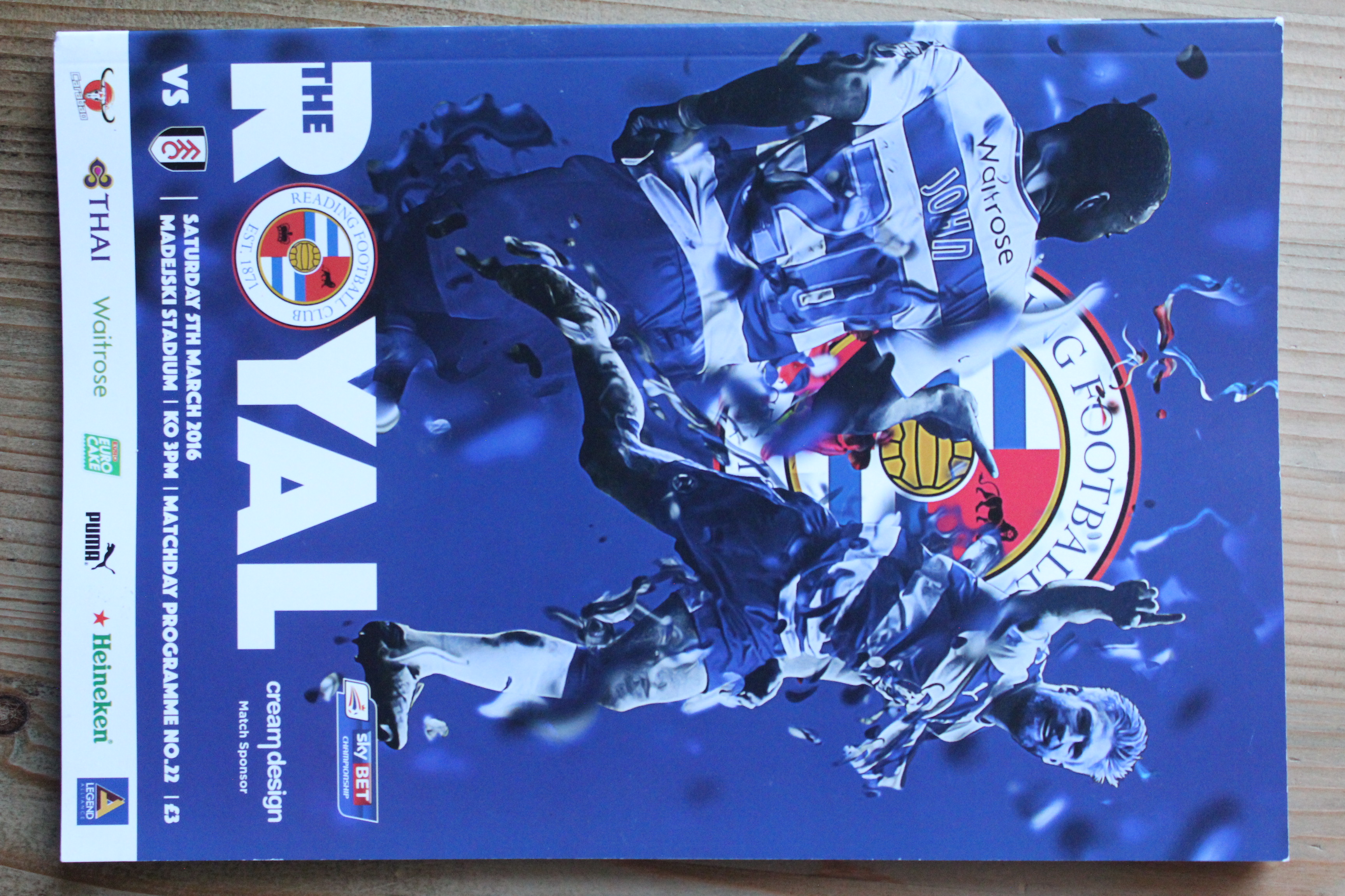 Reading FC v Fulham FC