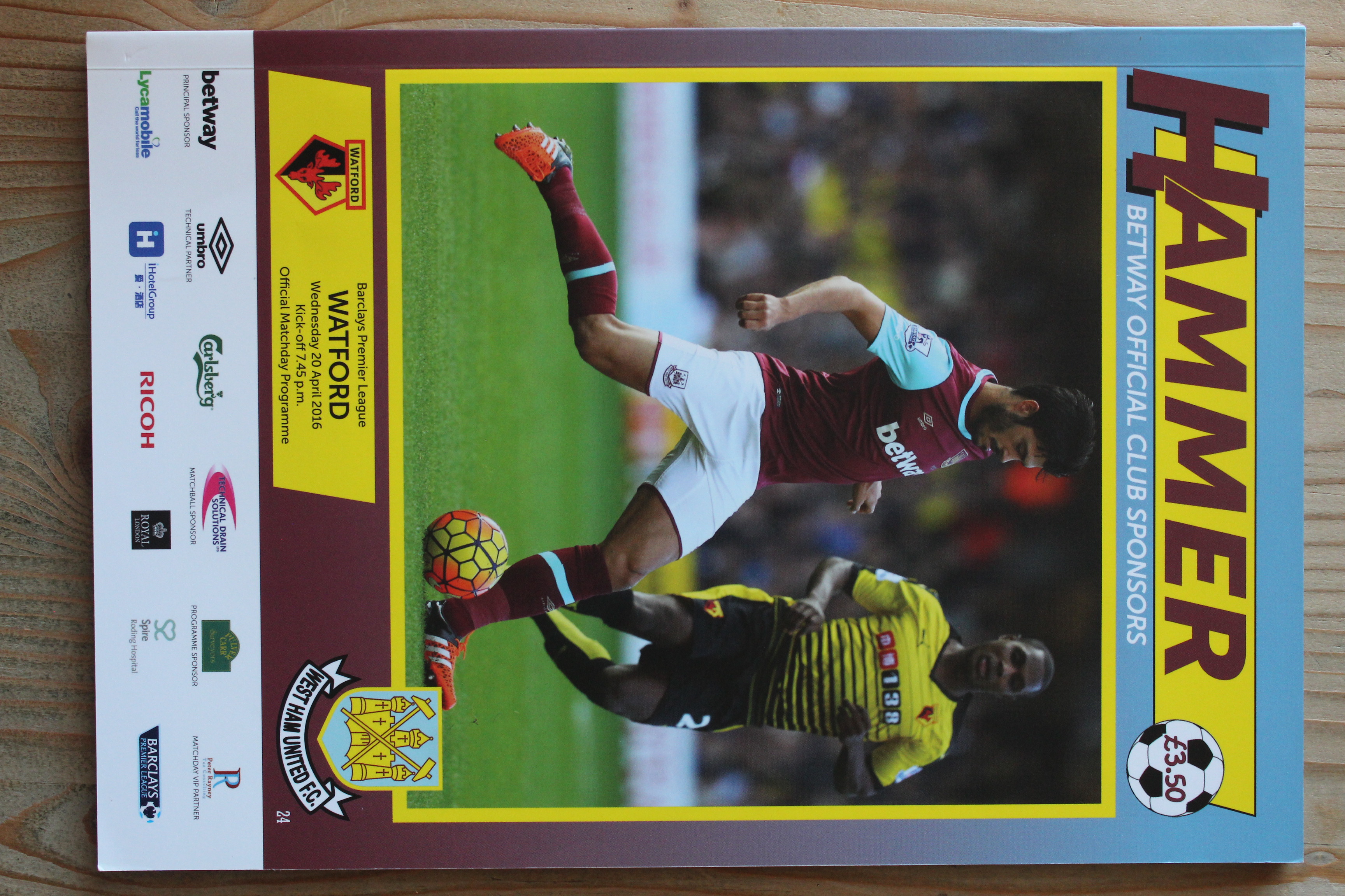 West Ham United FC v Watford FC