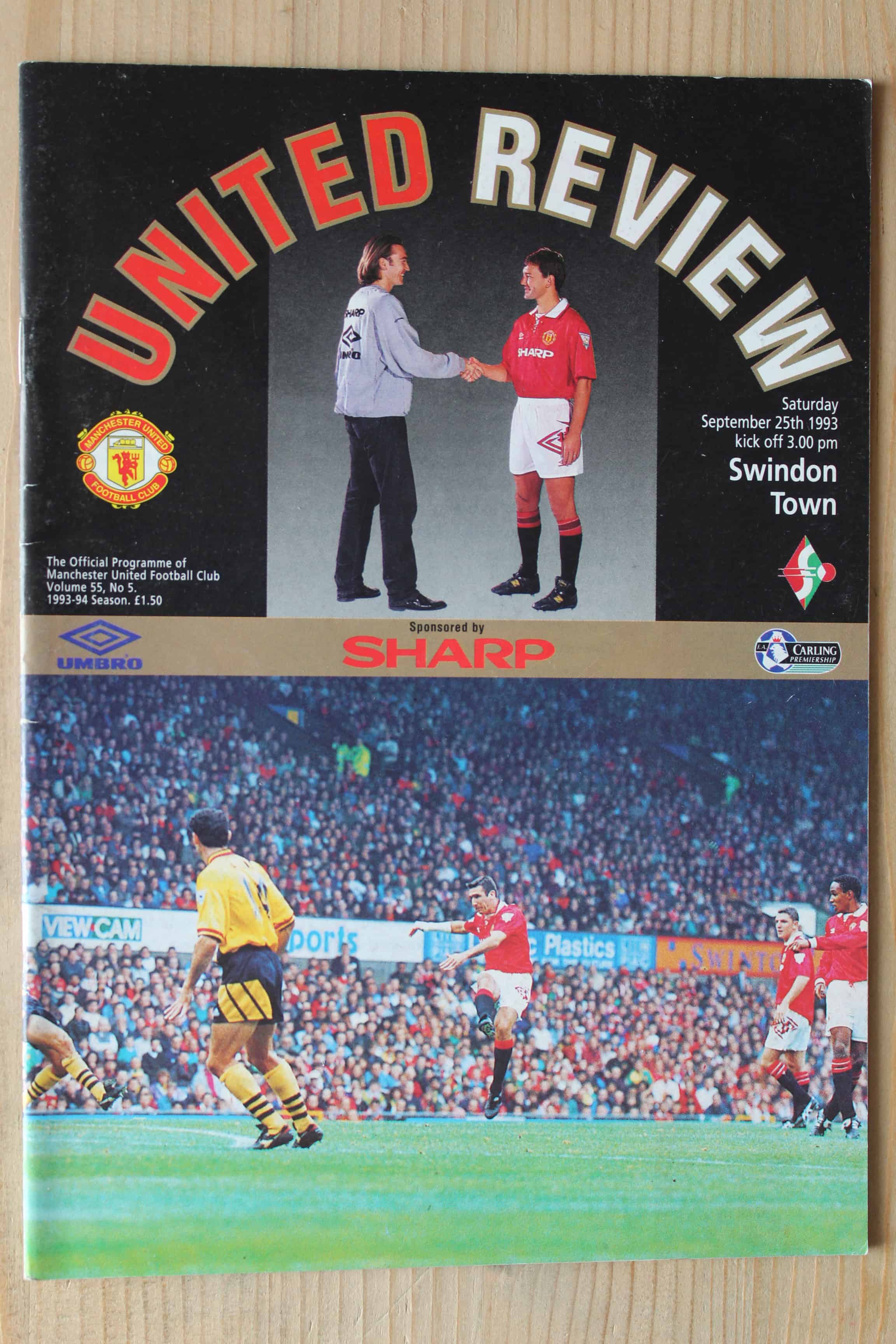 Manchester United FC v Swindon Town FC