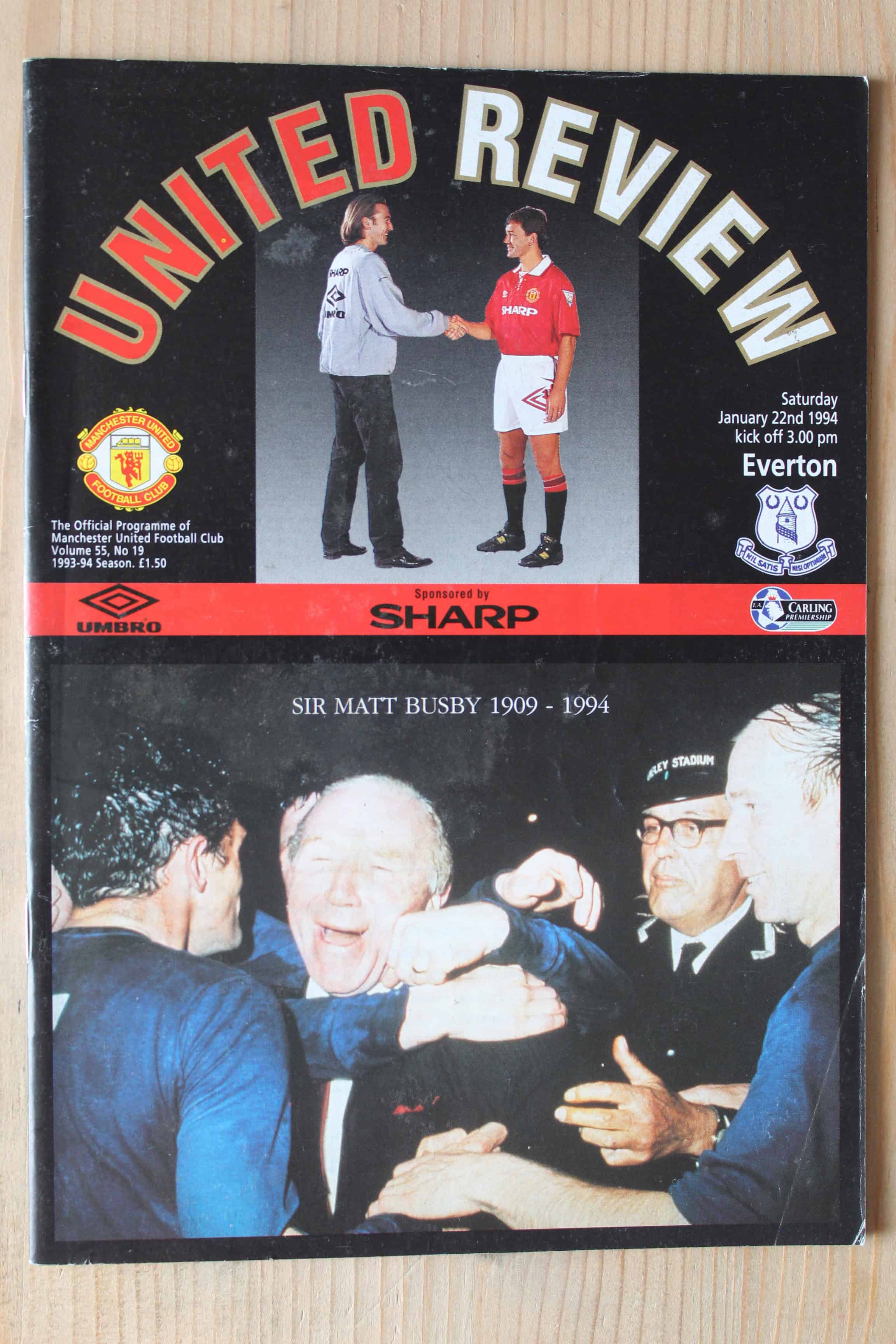 Manchester United FC v Everton FC