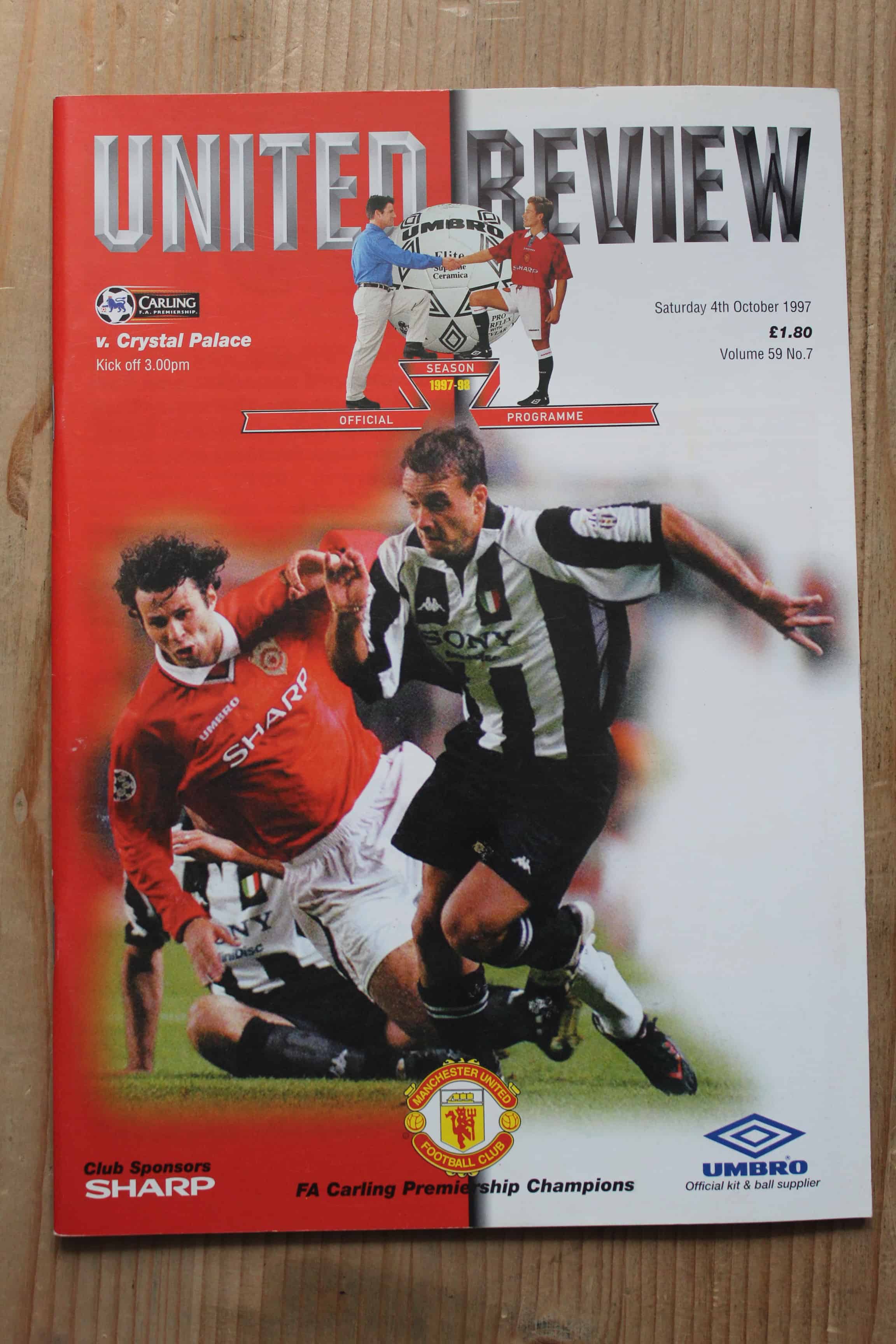 Manchester United FC v Crystal Palace FC