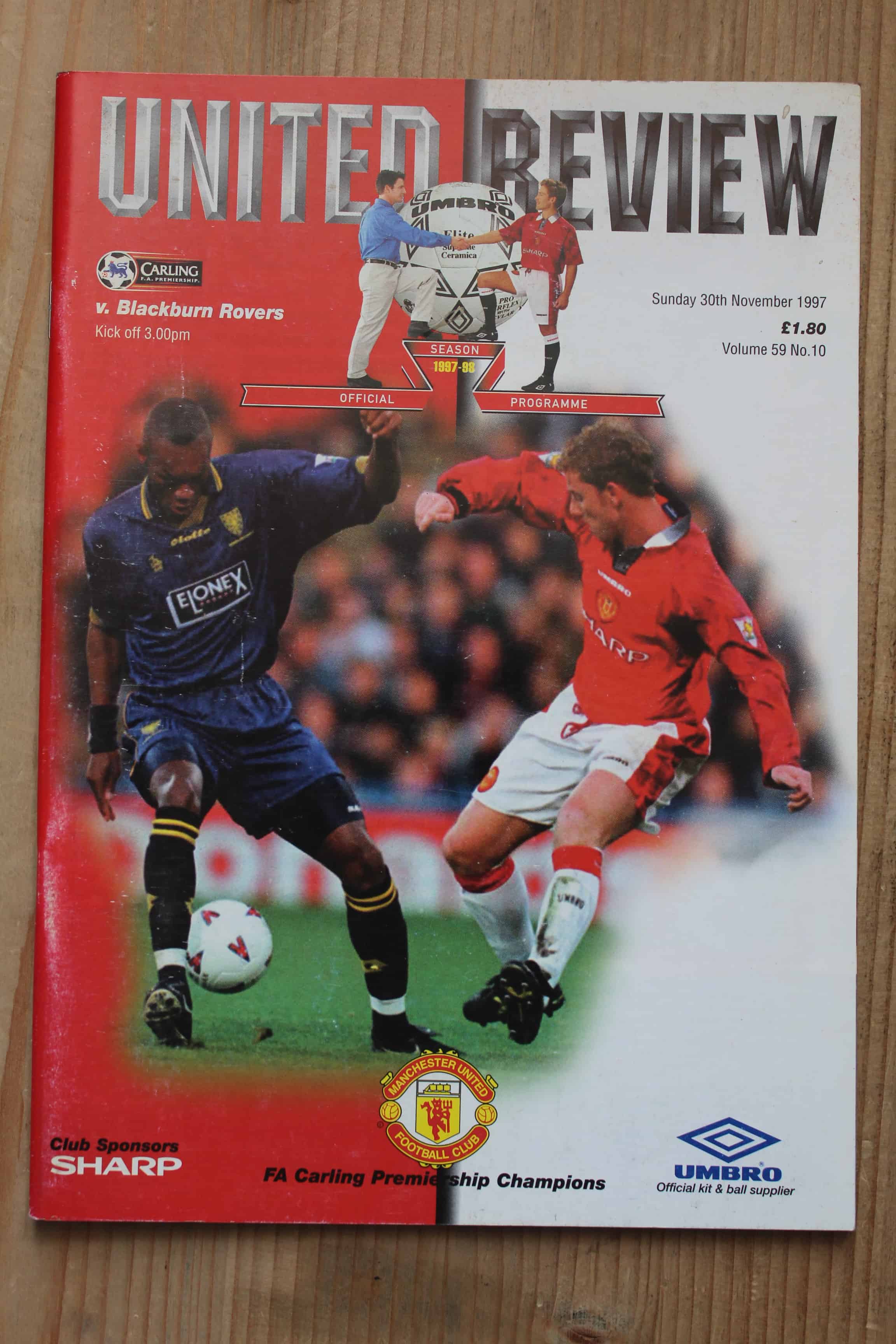Manchester United FC v Blackburn Rovers FC