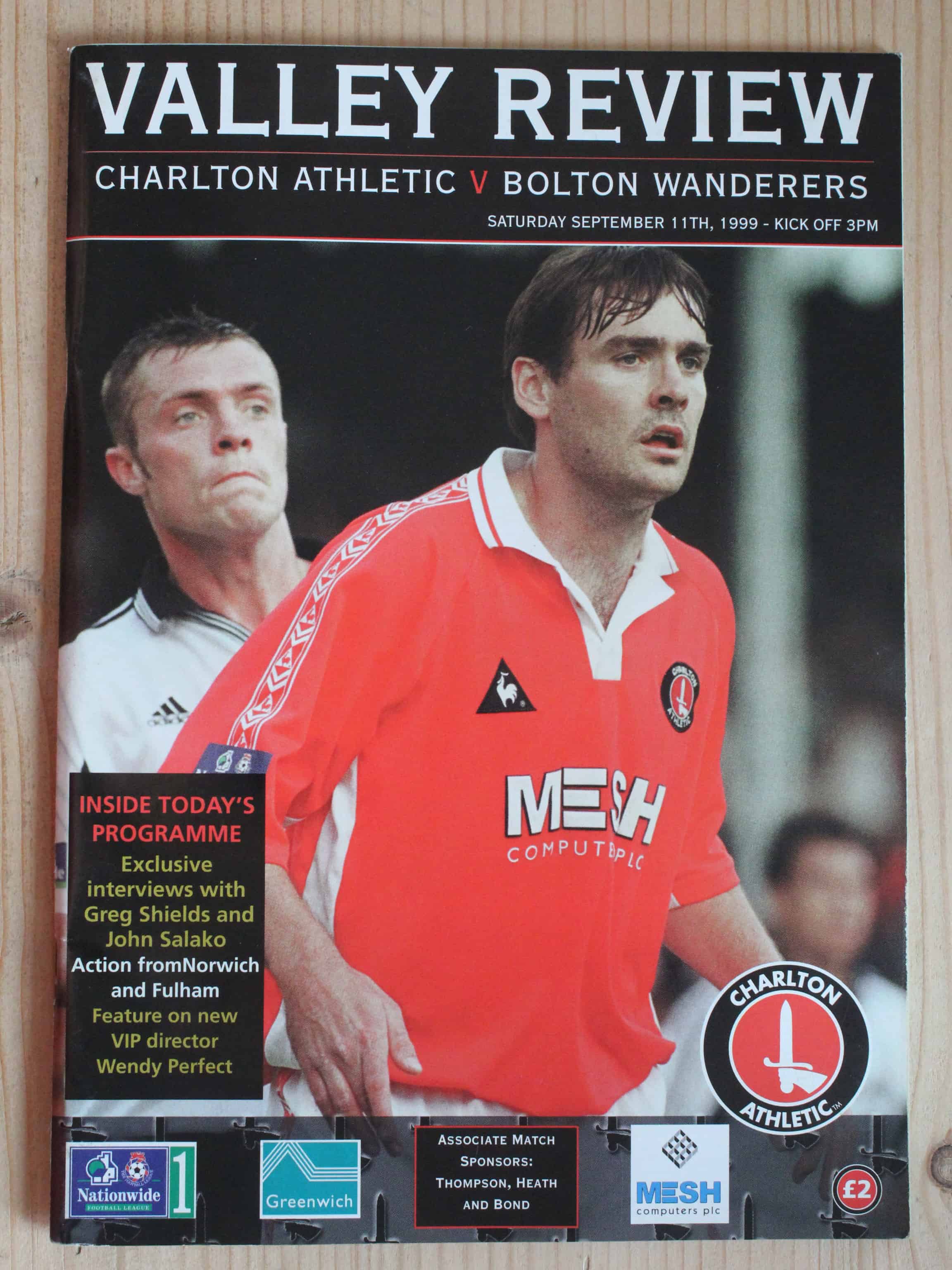 Charlton Athletic FC v Bolton Wanderers FC