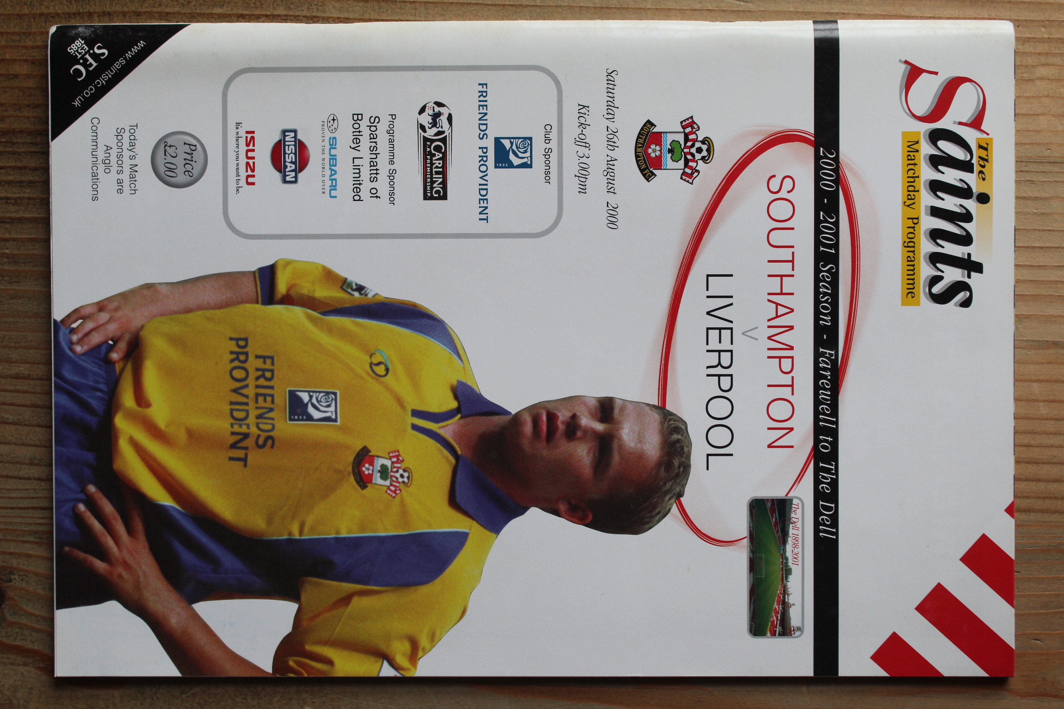 Southampton FC v Liverpool FC