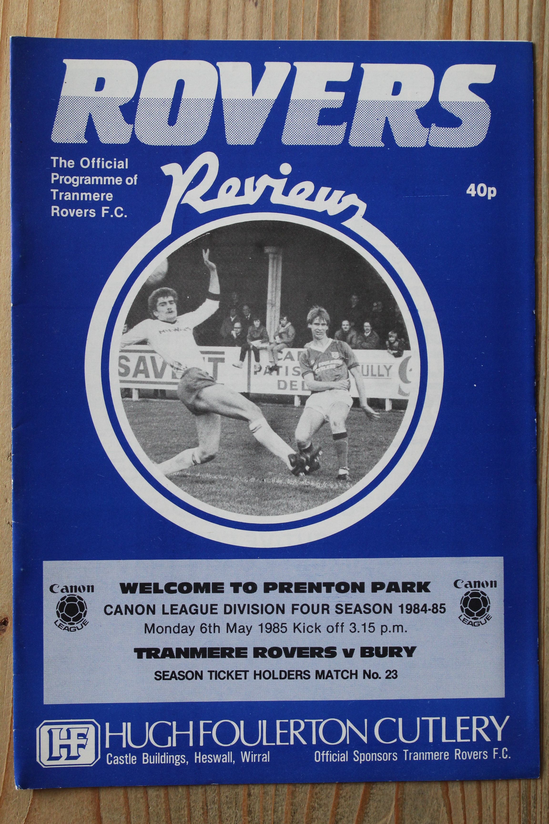 Tranmere Rovers FC v Bury FC