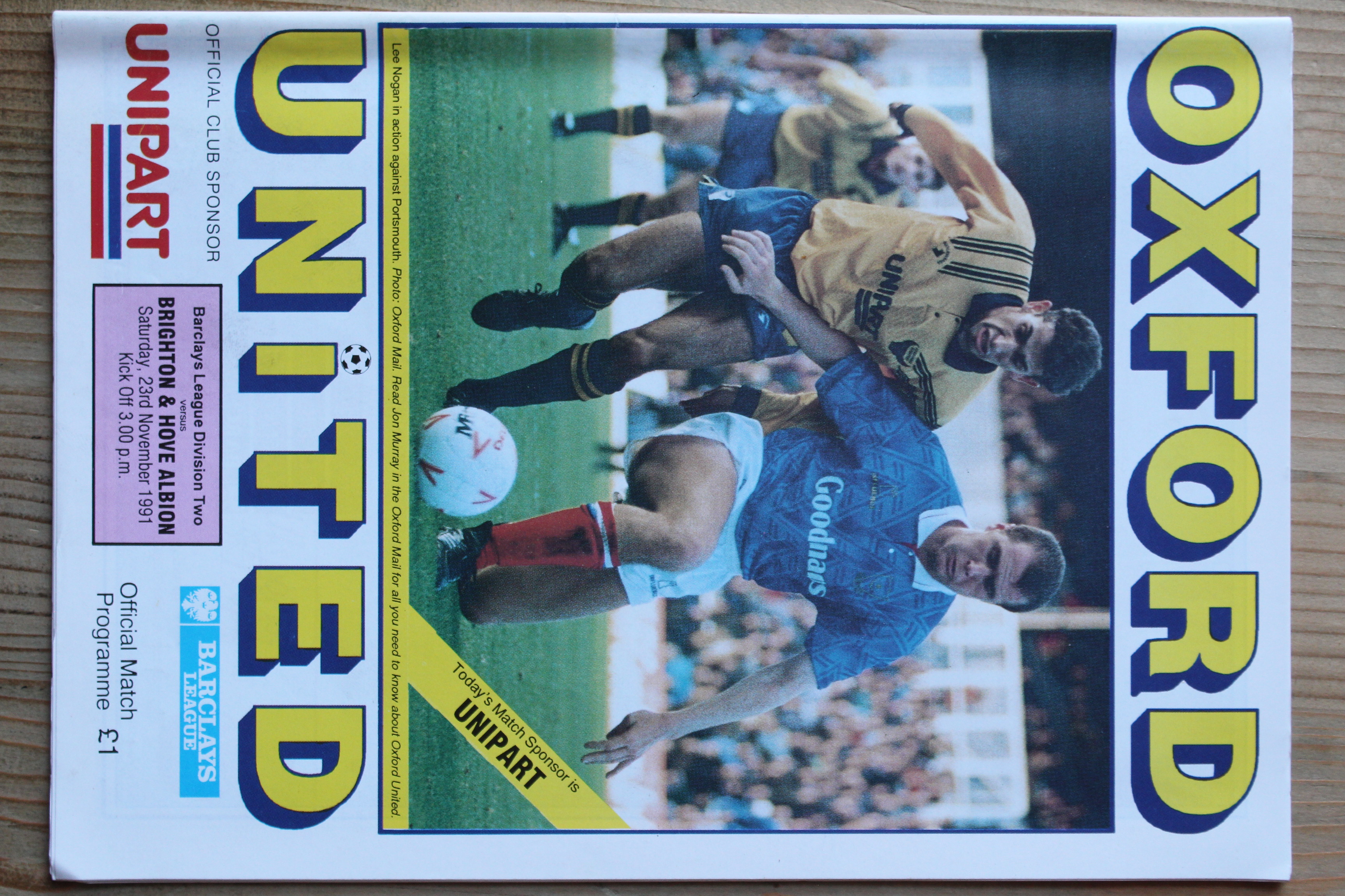 Oxford United FC v Brighton & Hove Albion FC