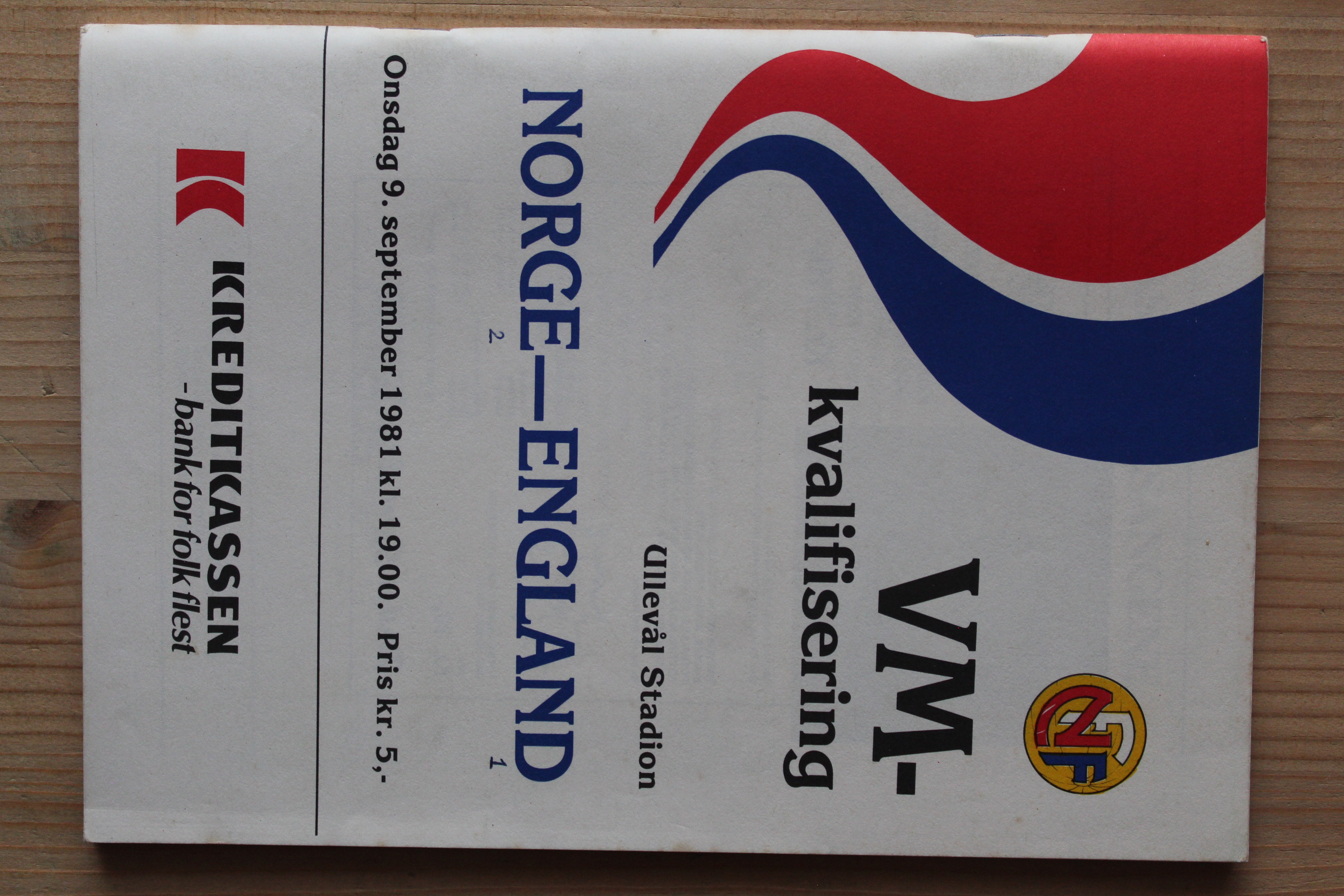Norway v England