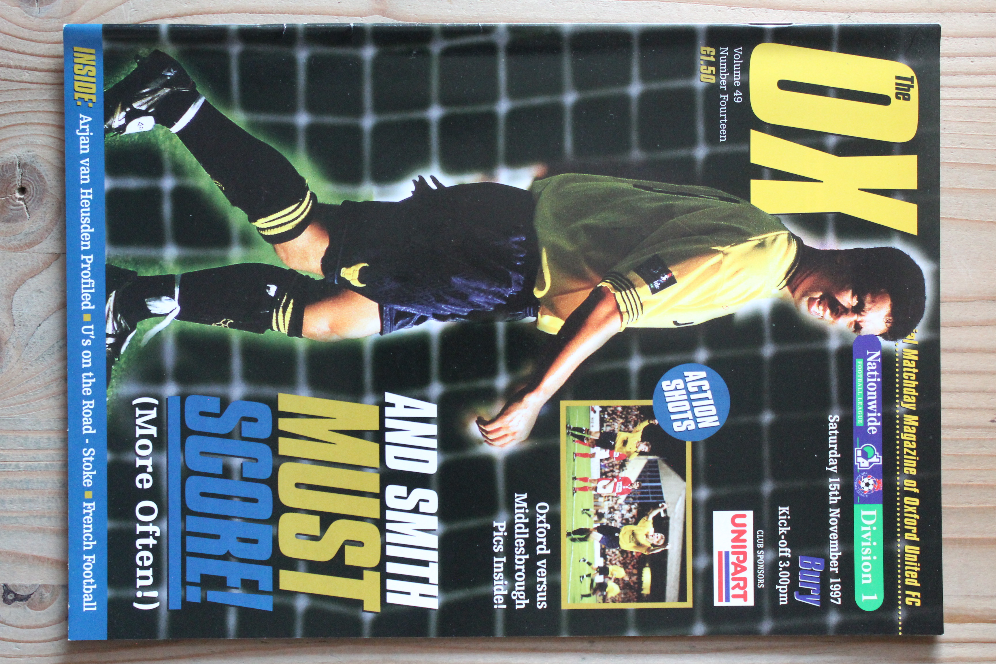 Oxford United FC v Bury FC