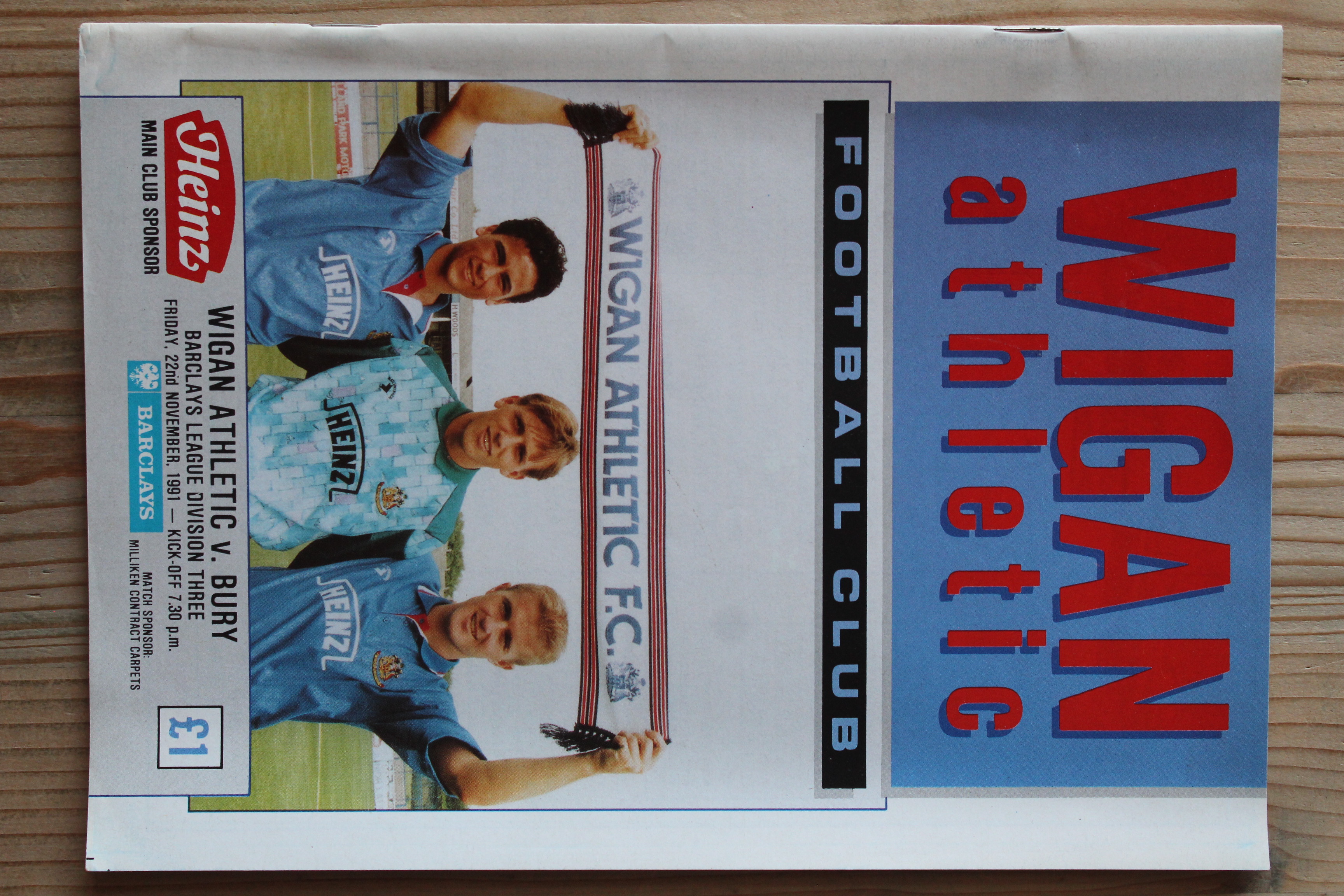 Wigan Athletic FC v Bury FC