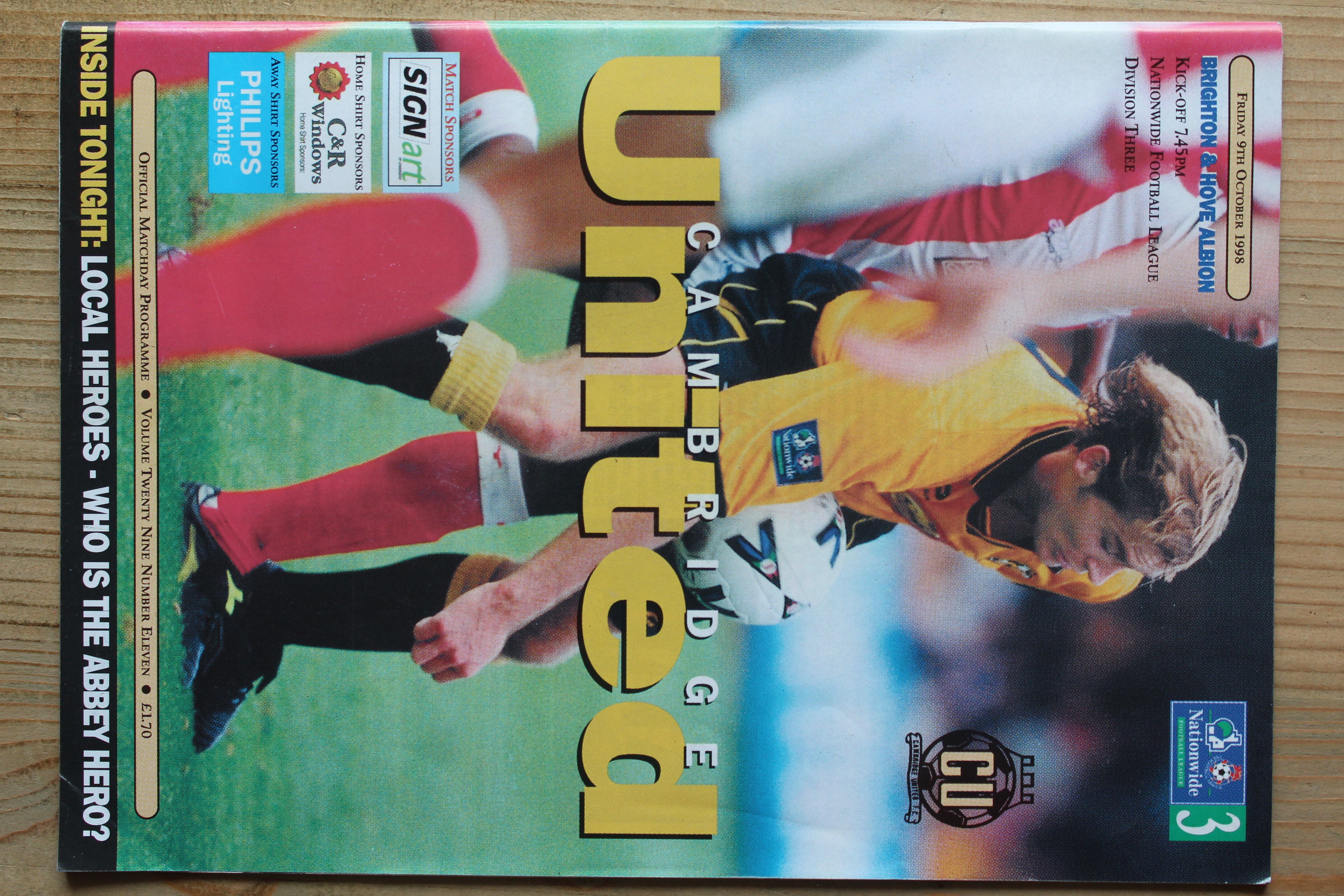 Cambridge United FC v Brighton & Hove Albion FC
