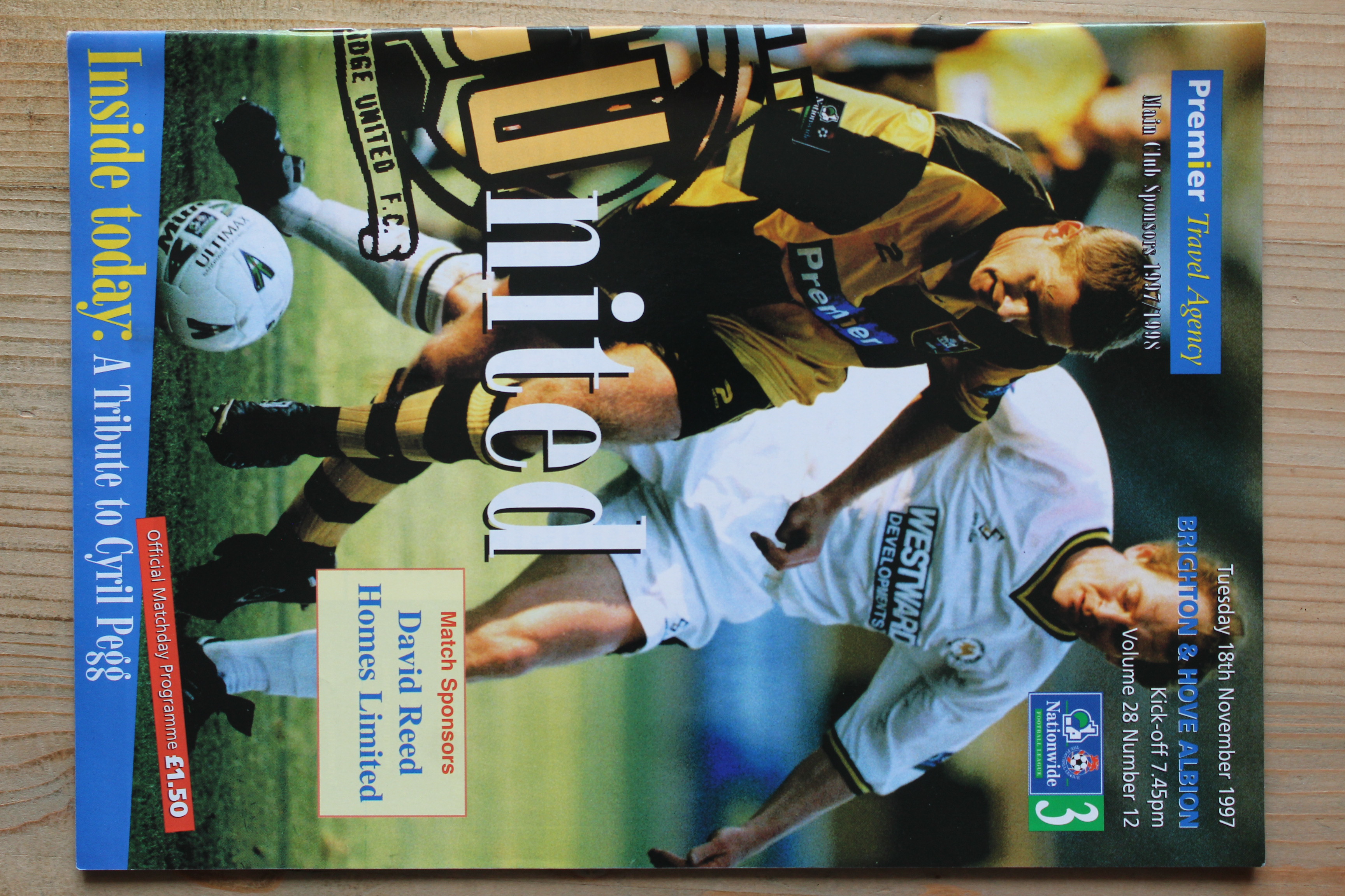 Cambridge United FC v Brighton & Hove Albion FC