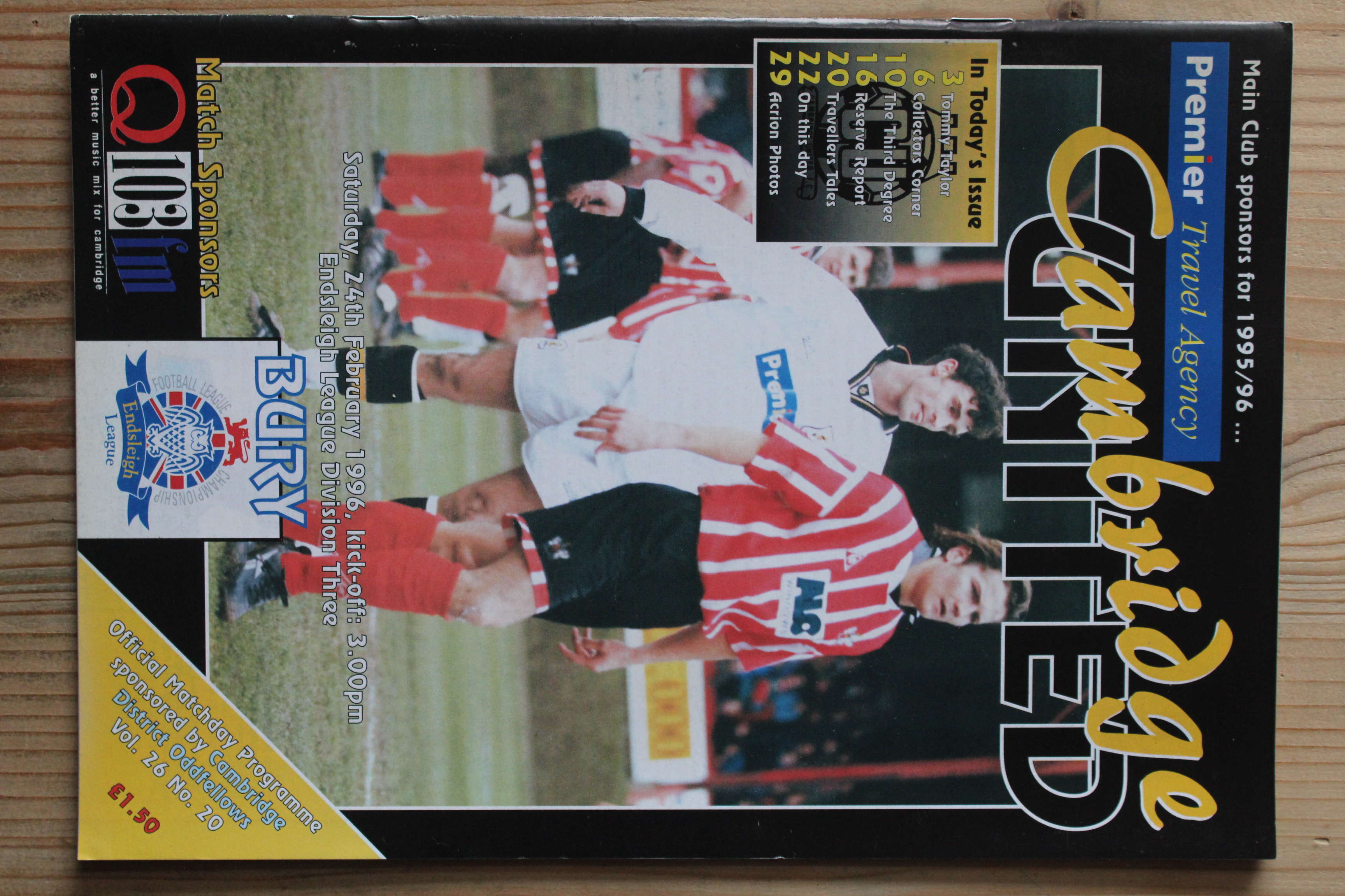 Cambridge United FC v Bury FC