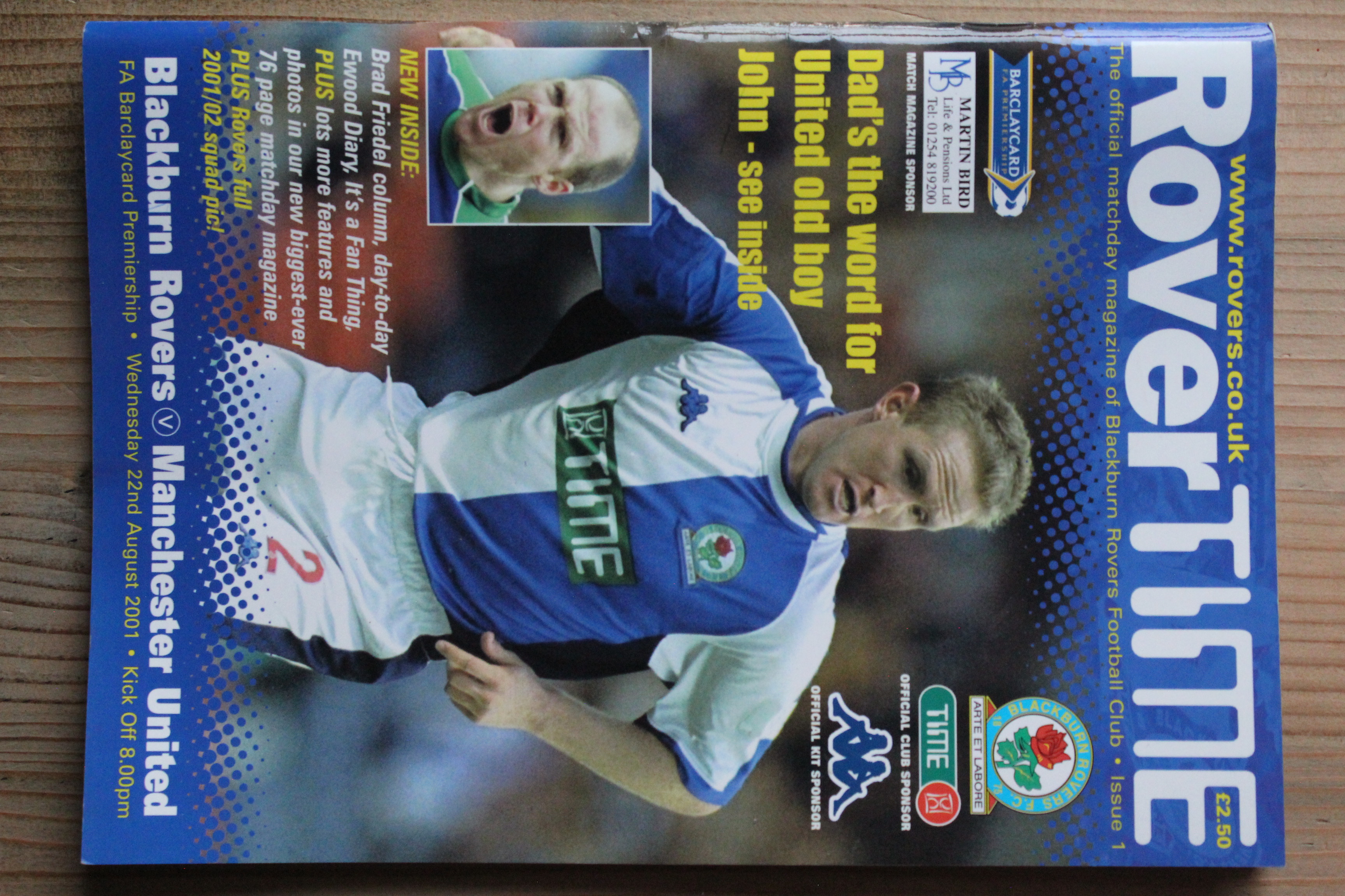 Blackburn Rovers FC v Manchester United FC