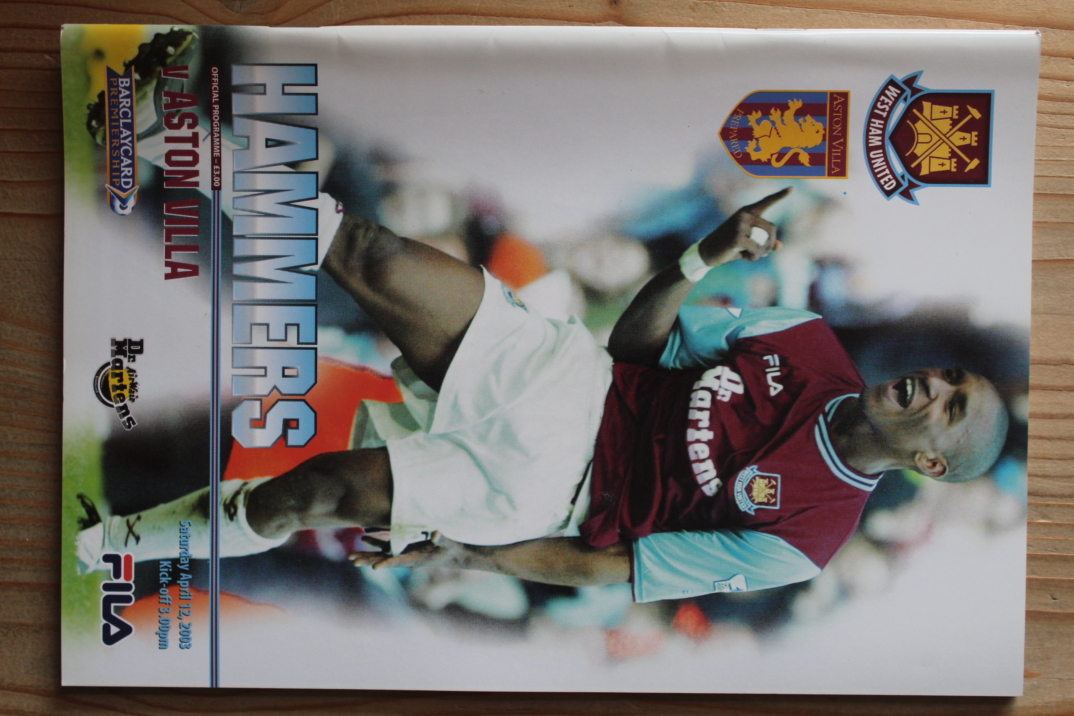 West Ham United FC v Aston Villa FC