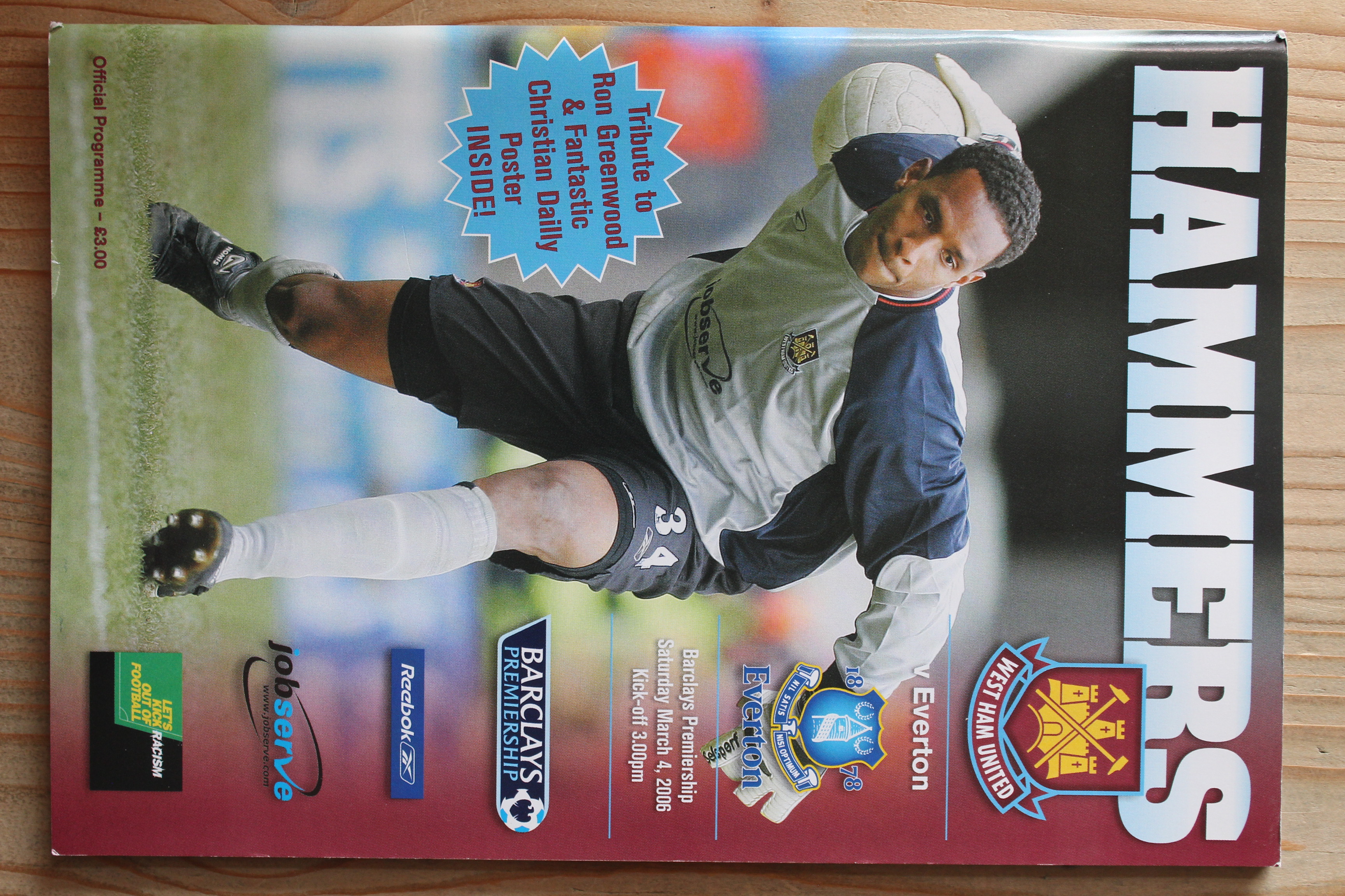 West Ham United FC v Everton FC