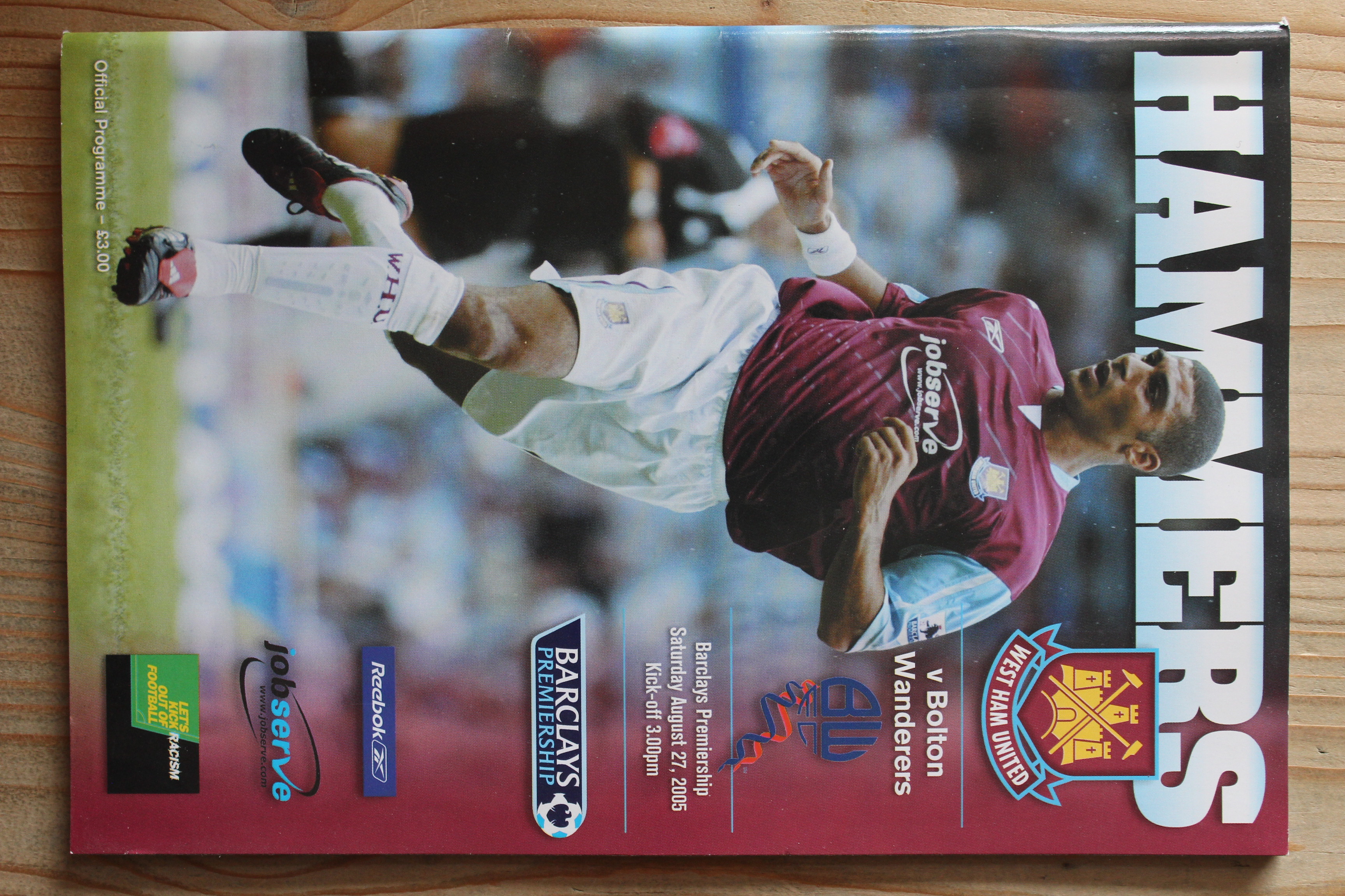 West Ham United FC v Bolton Wanderers FC